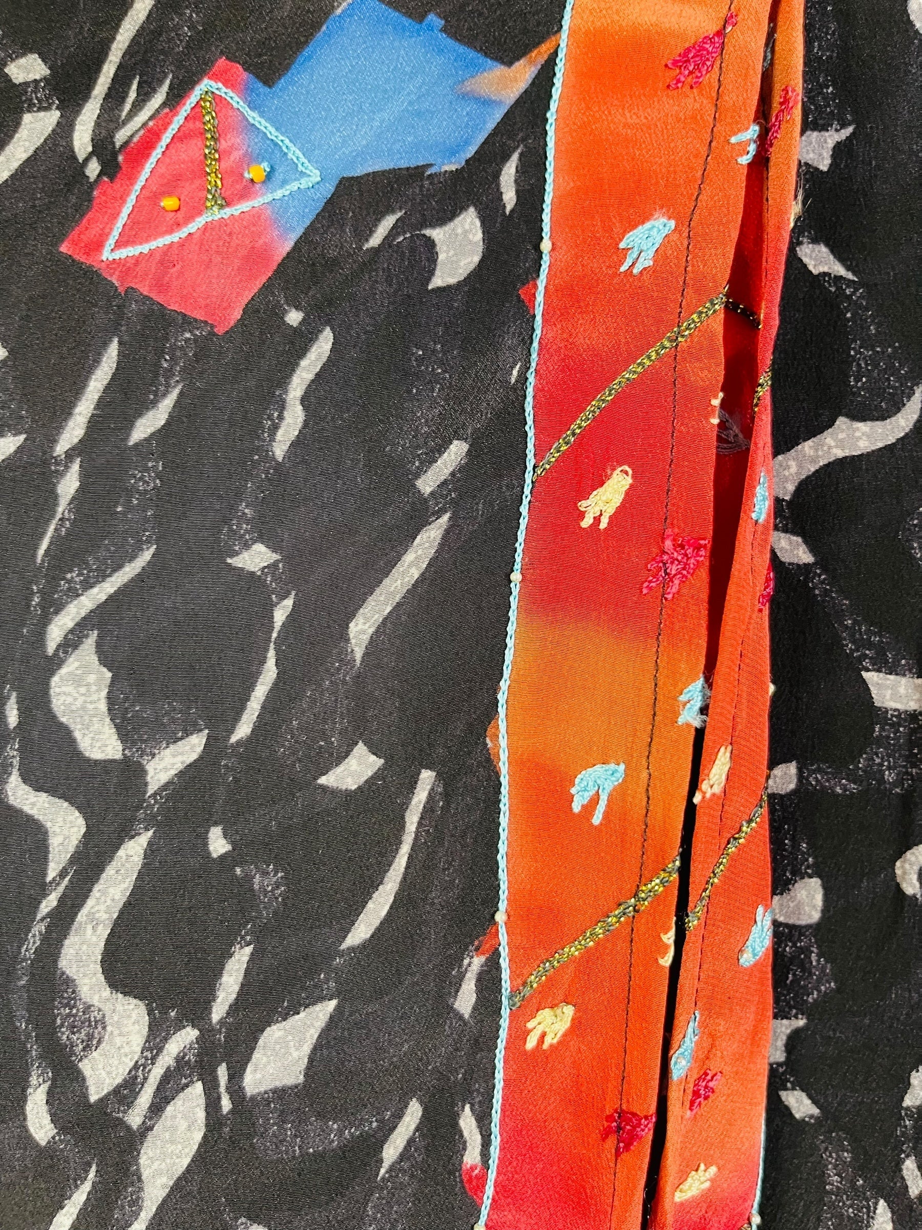 PRC7470 Avatar Pure Silk Midi Length Kaftan