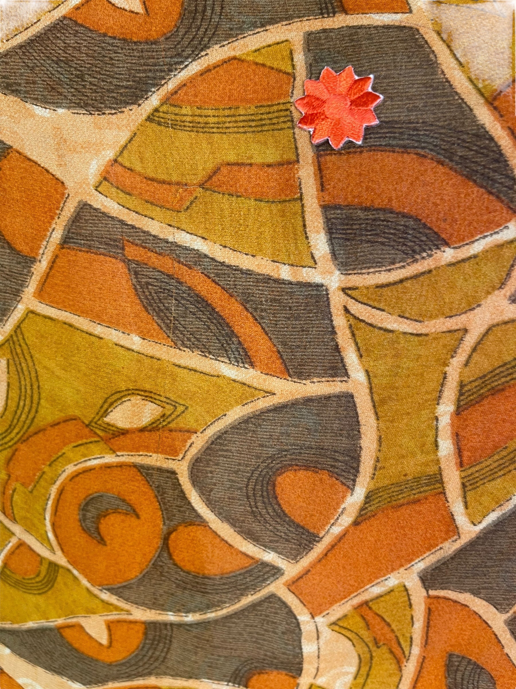 PRG7101 Sheer Avatar Pure Silk Waterfall Top