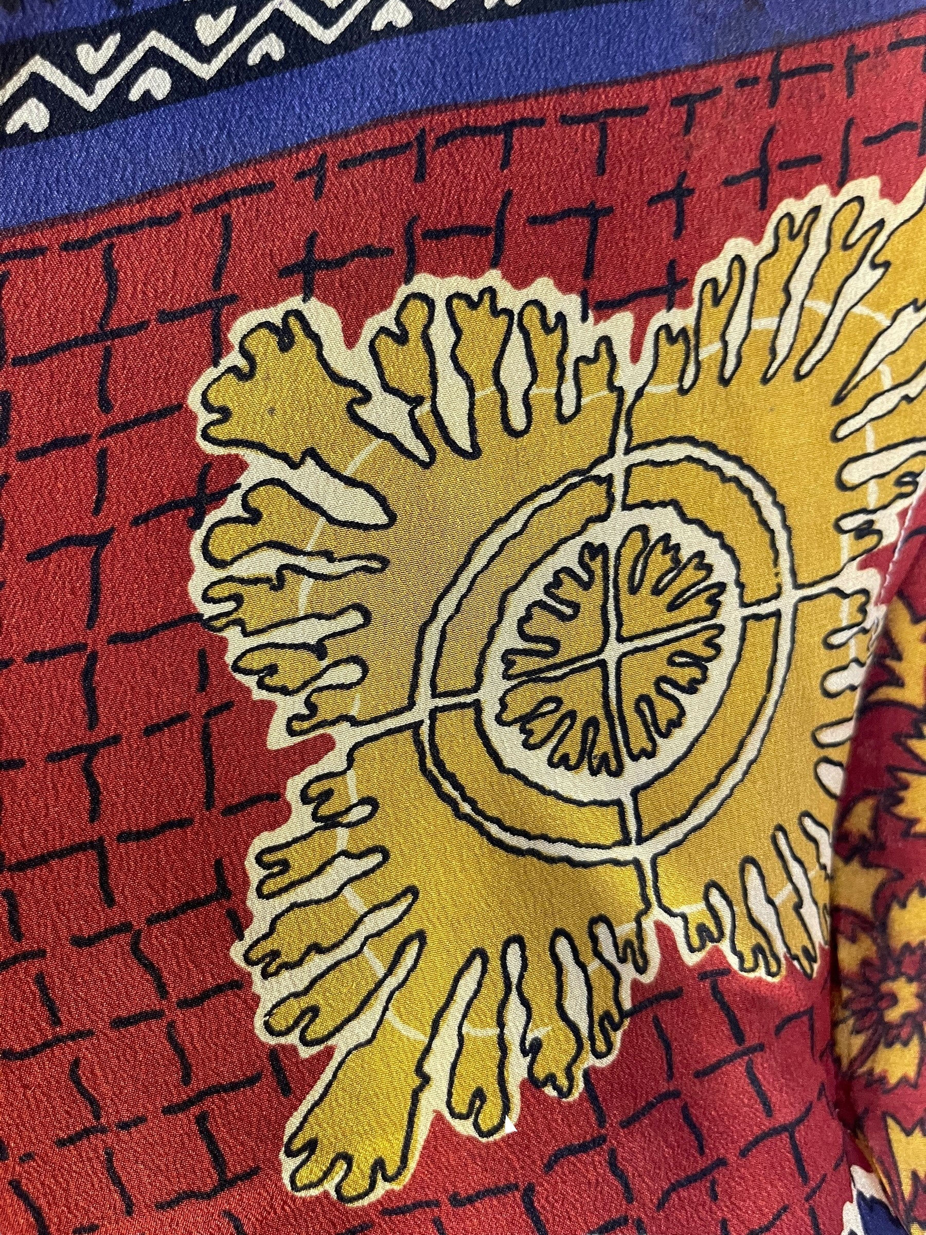 PRC7028 Avatar Pure Silk Waterfall Top