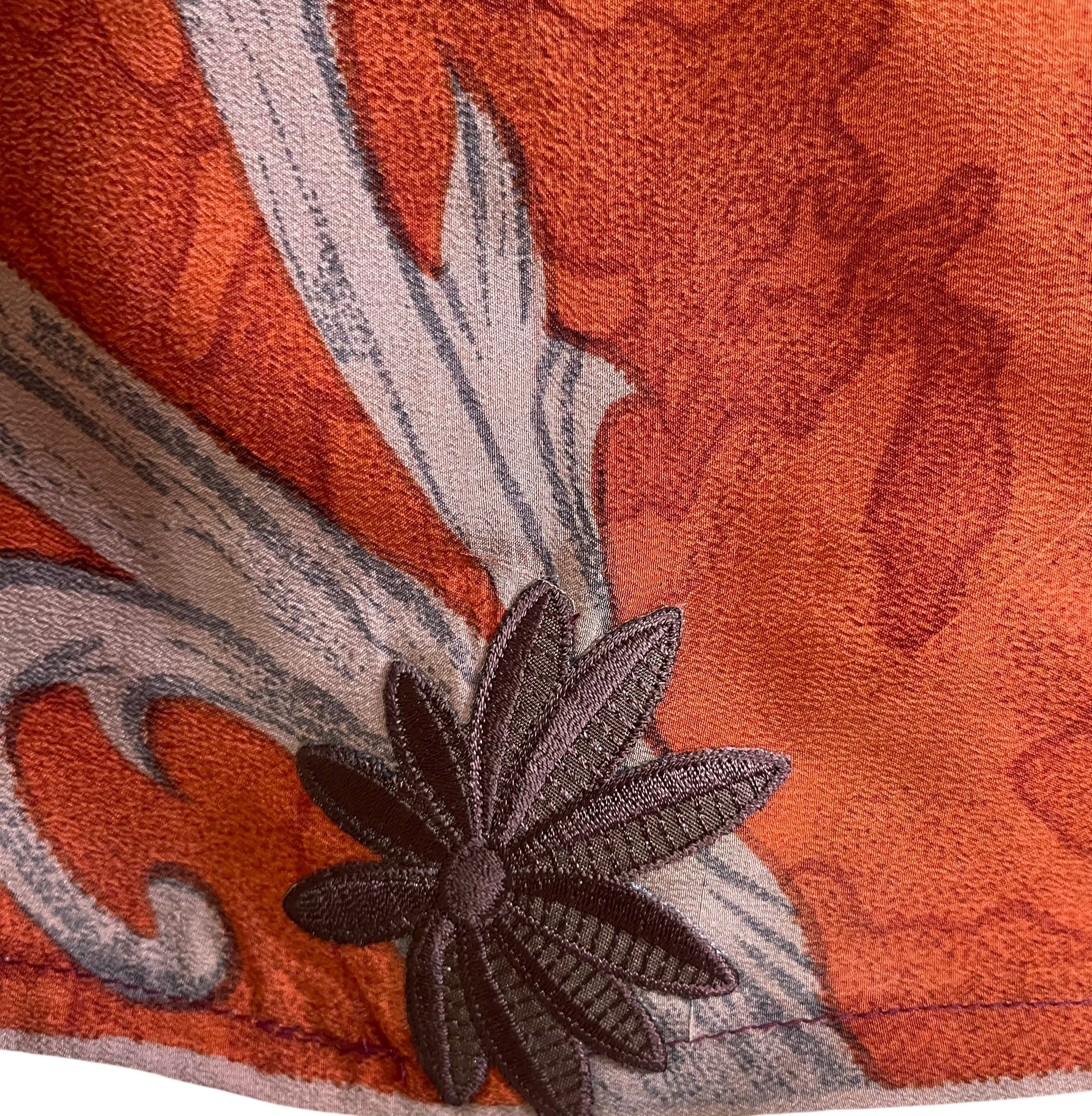 PRC7013 Avatar Pure Silk Capelet Poncho