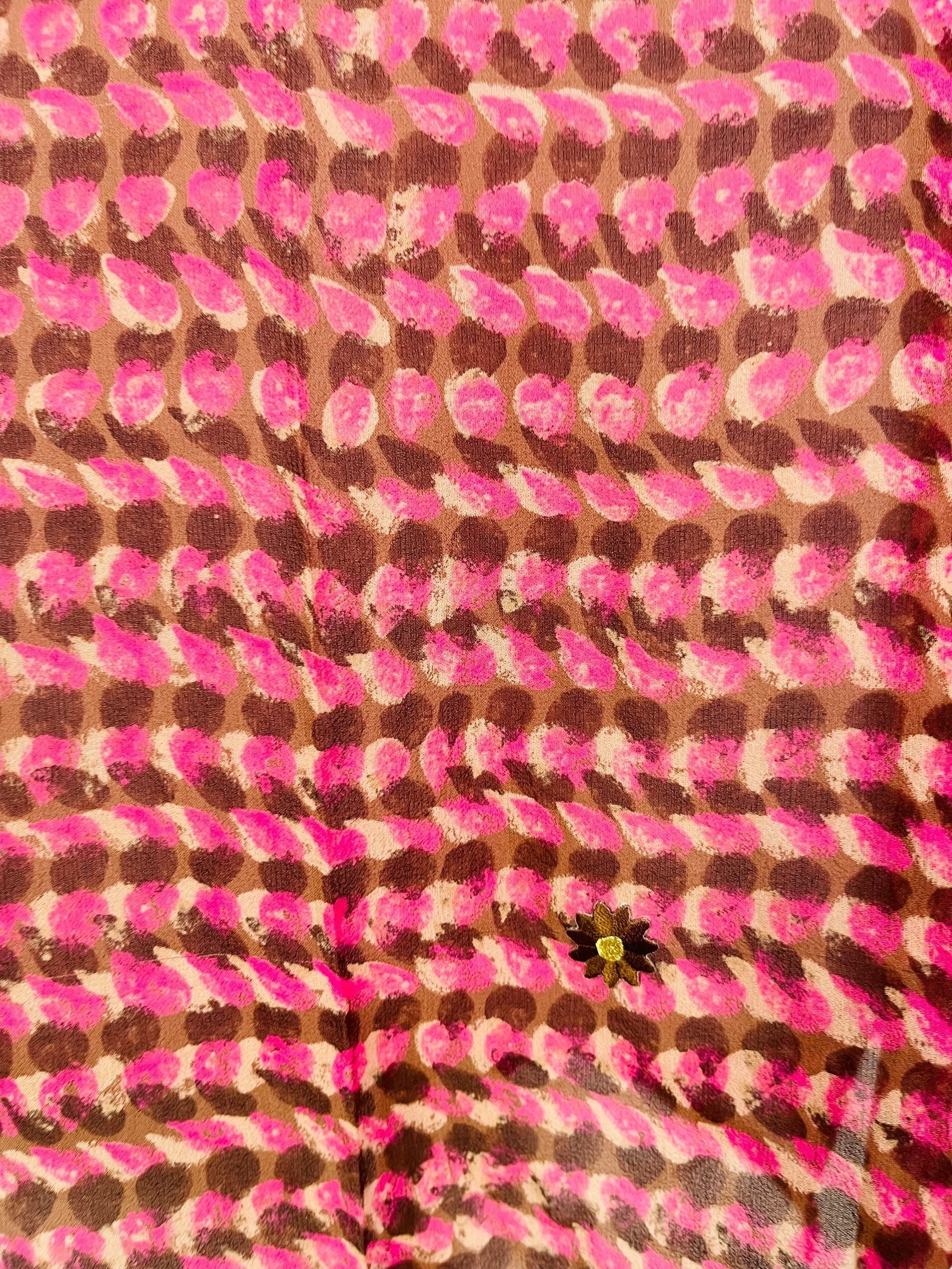 PRG7484 Sheer Avatar Pure Silk Short Kaftan Tunic with Slits