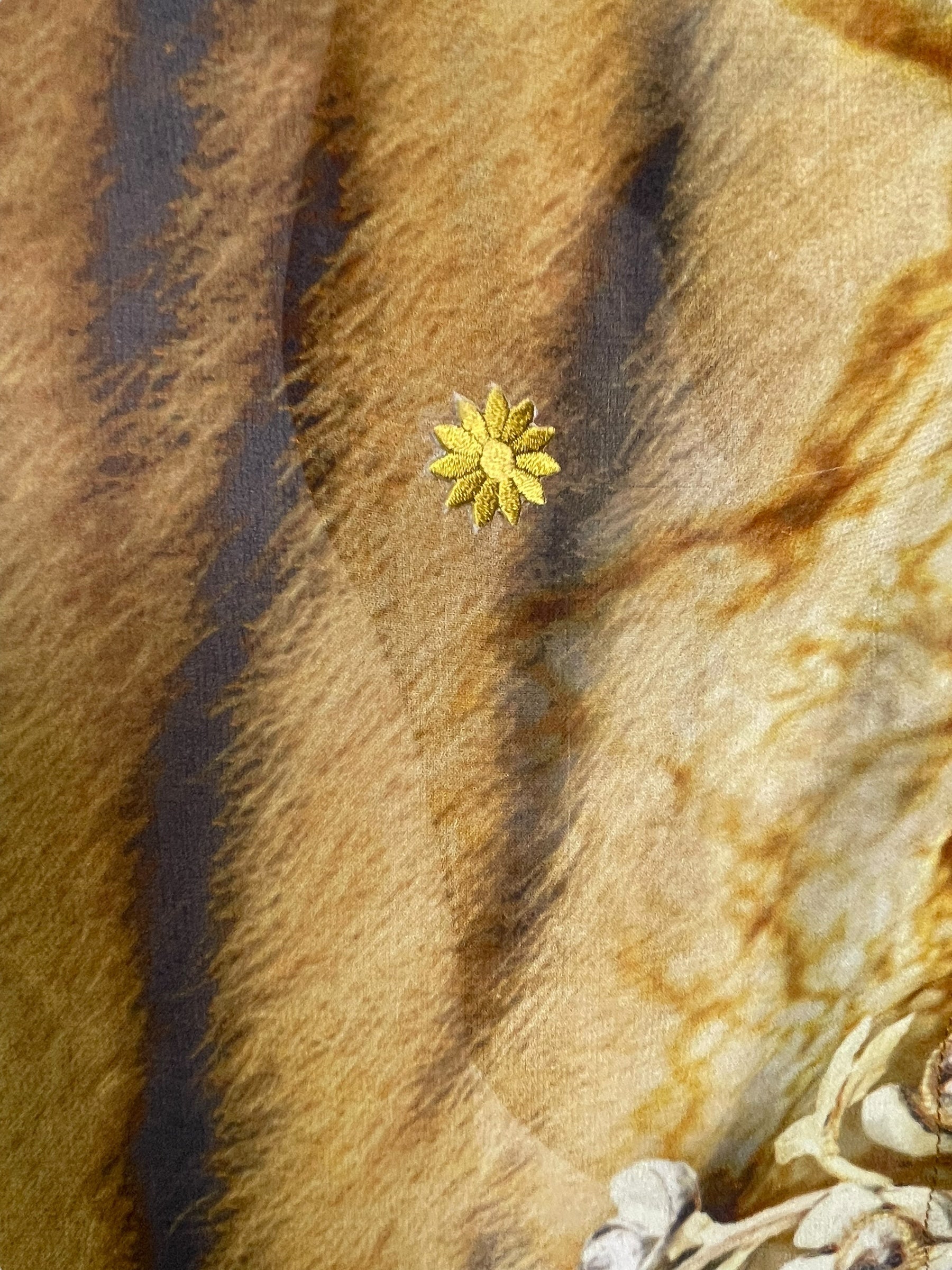 SOLD  PRG7060 Sheer Avatar Pure Silk Side Slit Top