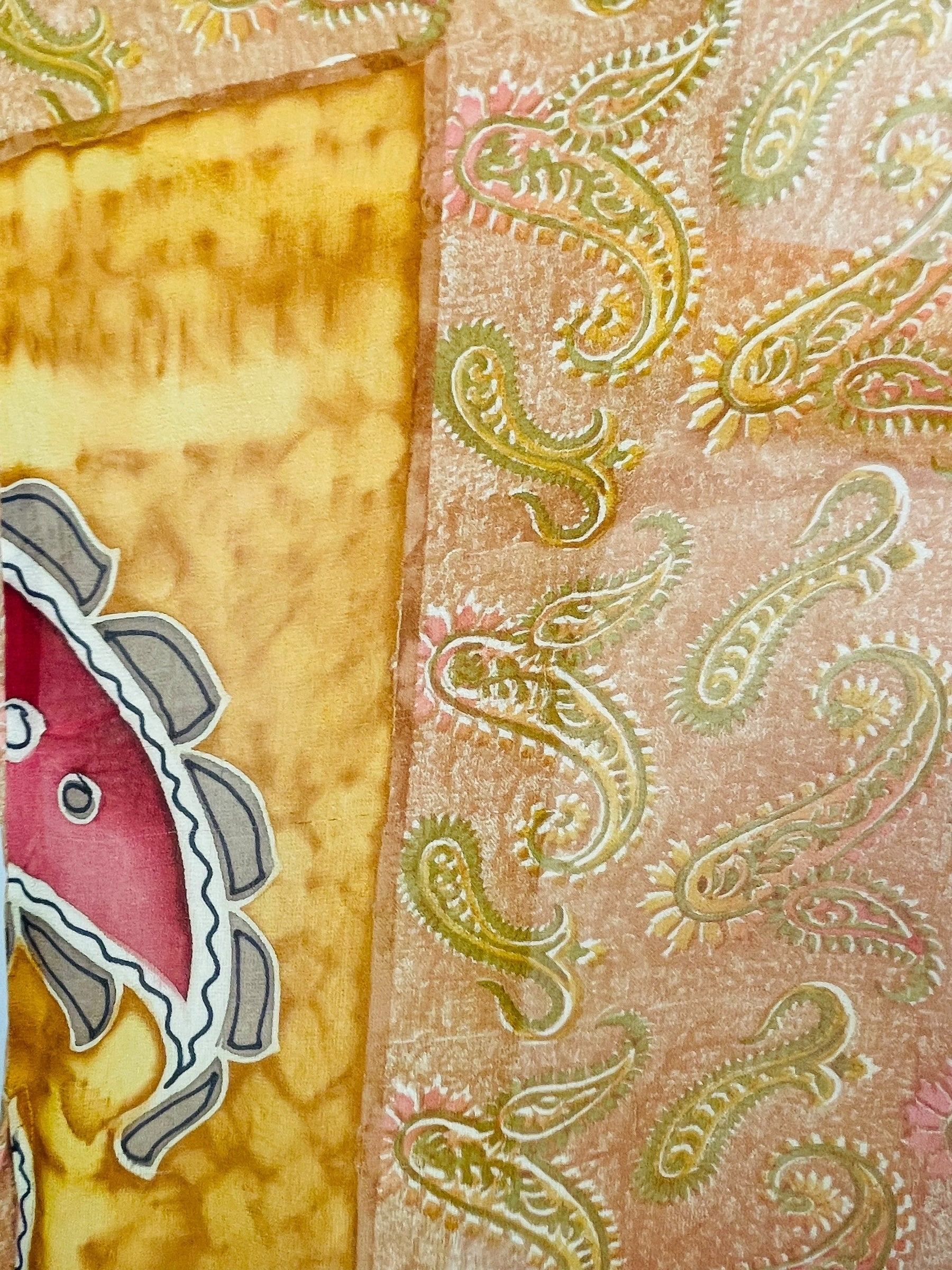 PRC7488 Avatar Pure Silk Kimono-Sleeved Jacket with Belt