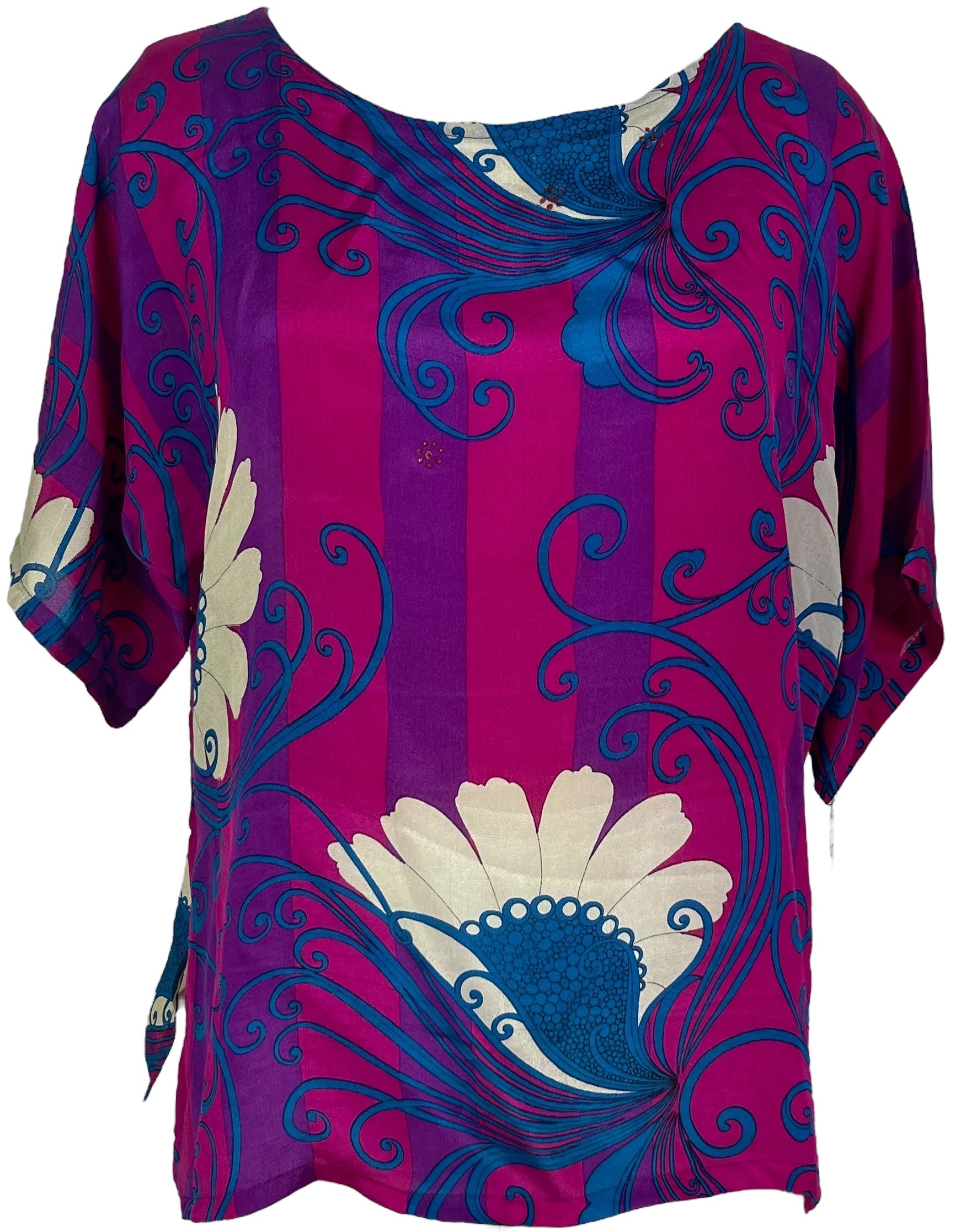 SOLD  PRC6189 Avatar Pure Silk Side Slit Top