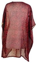 Load image into Gallery viewer, PRG7480 Sheer Avatar Pure Silk Short Kaftan Tunic without Slits
