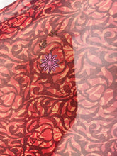 Load image into Gallery viewer, PRG7480 Sheer Avatar Pure Silk Short Kaftan Tunic without Slits
