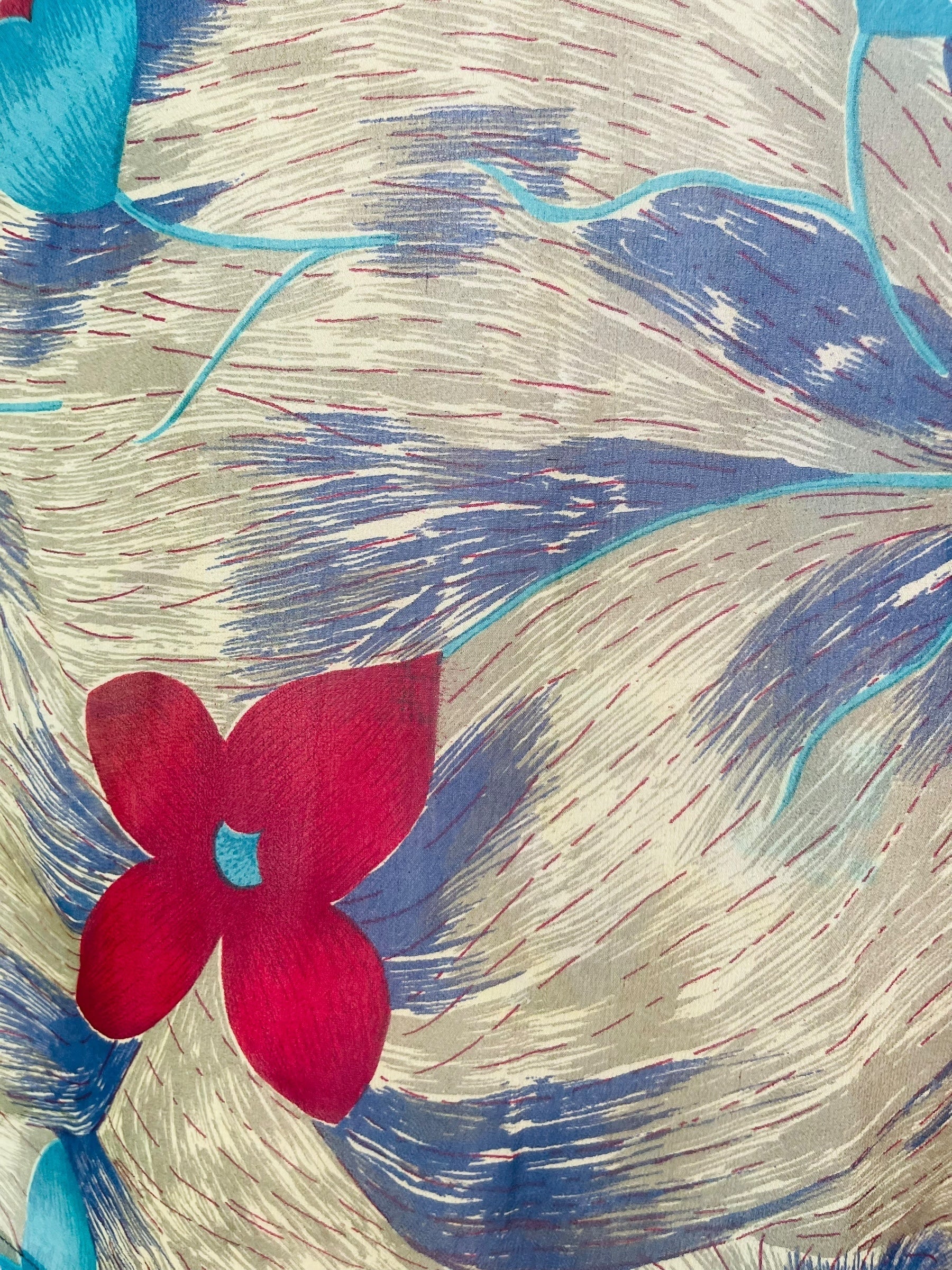 PRG6843 Sheer Avatar Pure Silk Side Slit Top