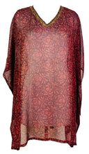 Load image into Gallery viewer, PRG7480 Sheer Avatar Pure Silk Short Kaftan Tunic without Slits
