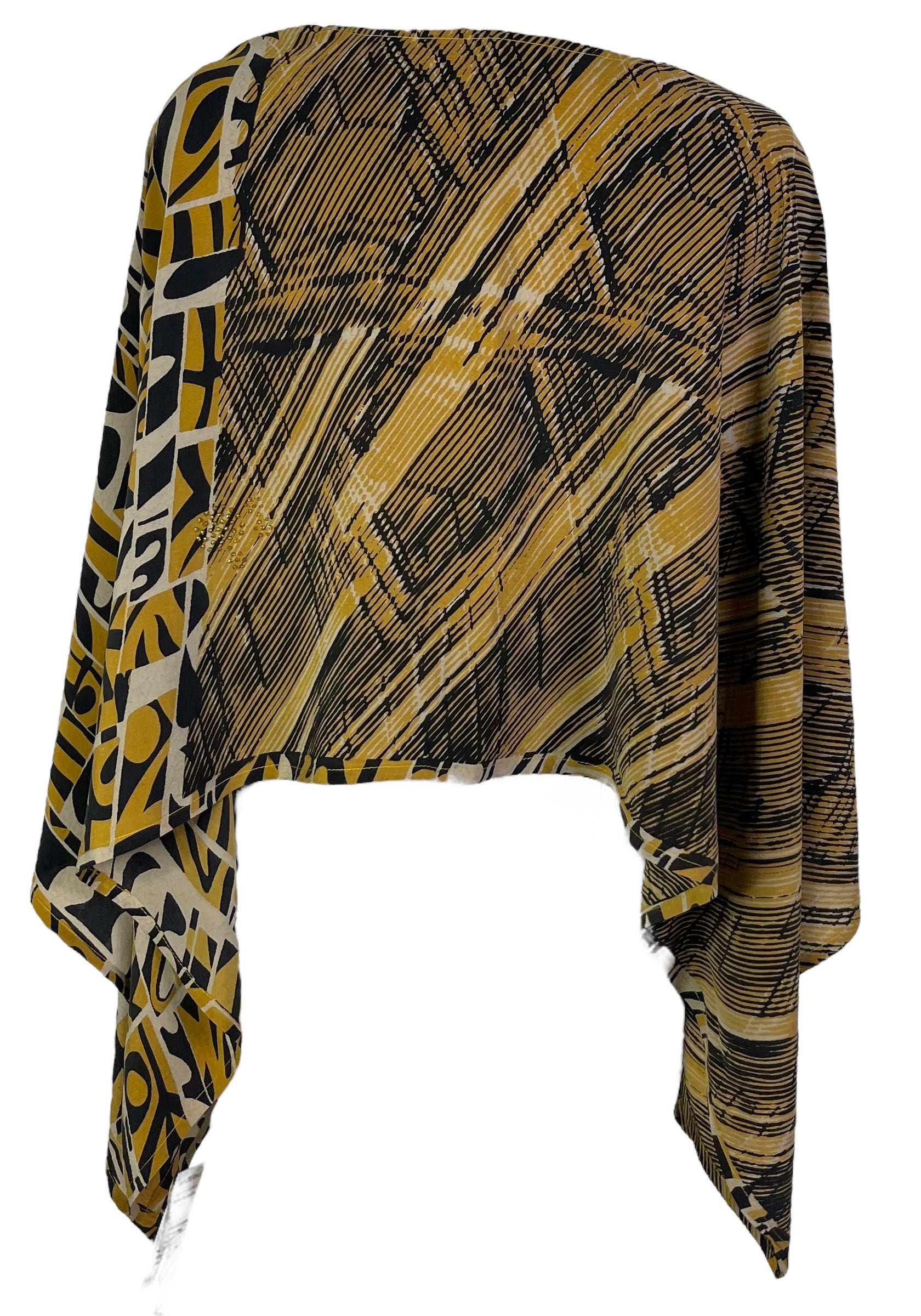 PRC6705 Avatar Pure Silk Capelet Poncho