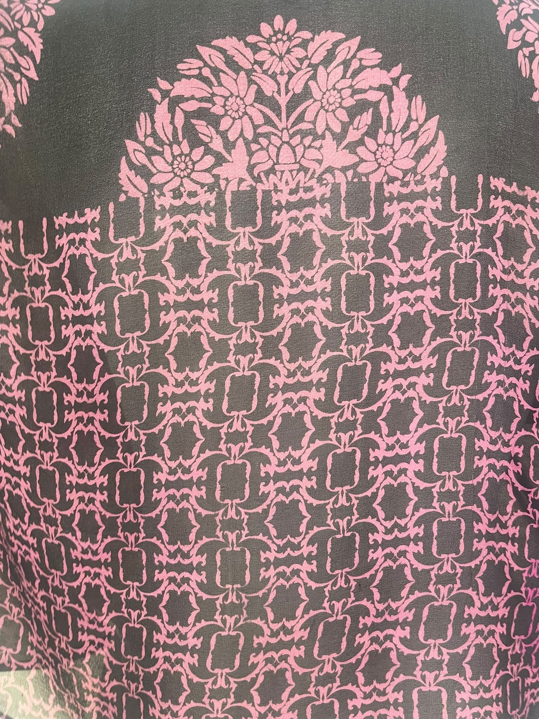 SOLD  PRG5505 Sheer Avatar Pure Silk Boxy Top