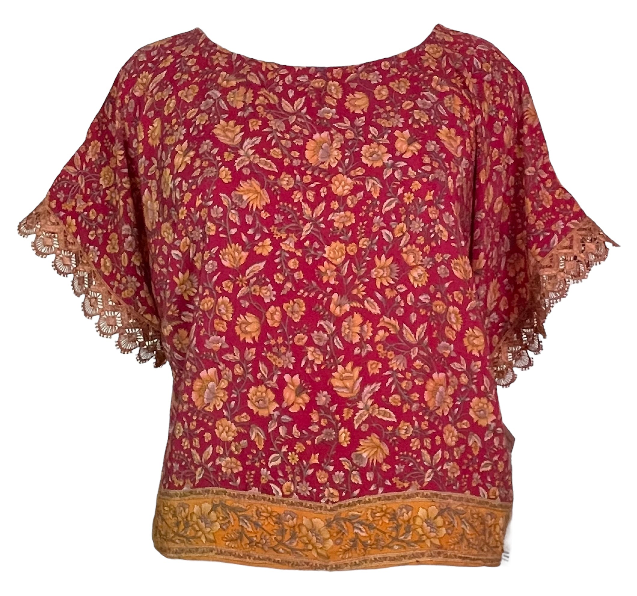 PRC5358 Avatar Pure Silk Boxy Top