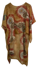 Load image into Gallery viewer, PRG7715A Sheer Avatar Pure Silk Hi Lo Top
