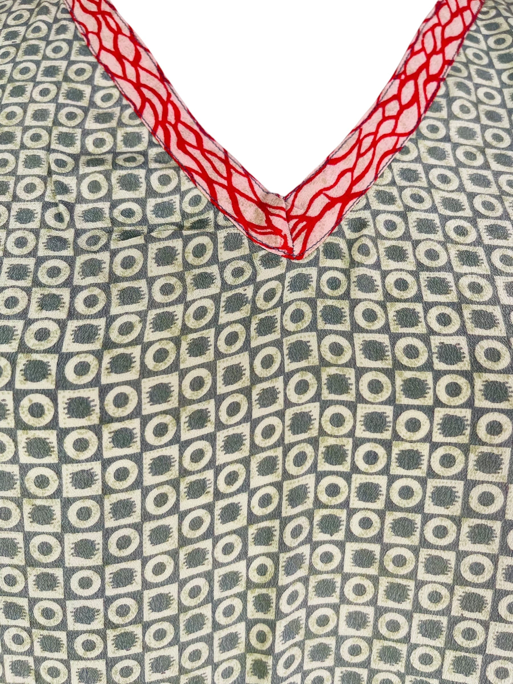 PRC7467 Avatar Pure Silk Midi Length Kaftan