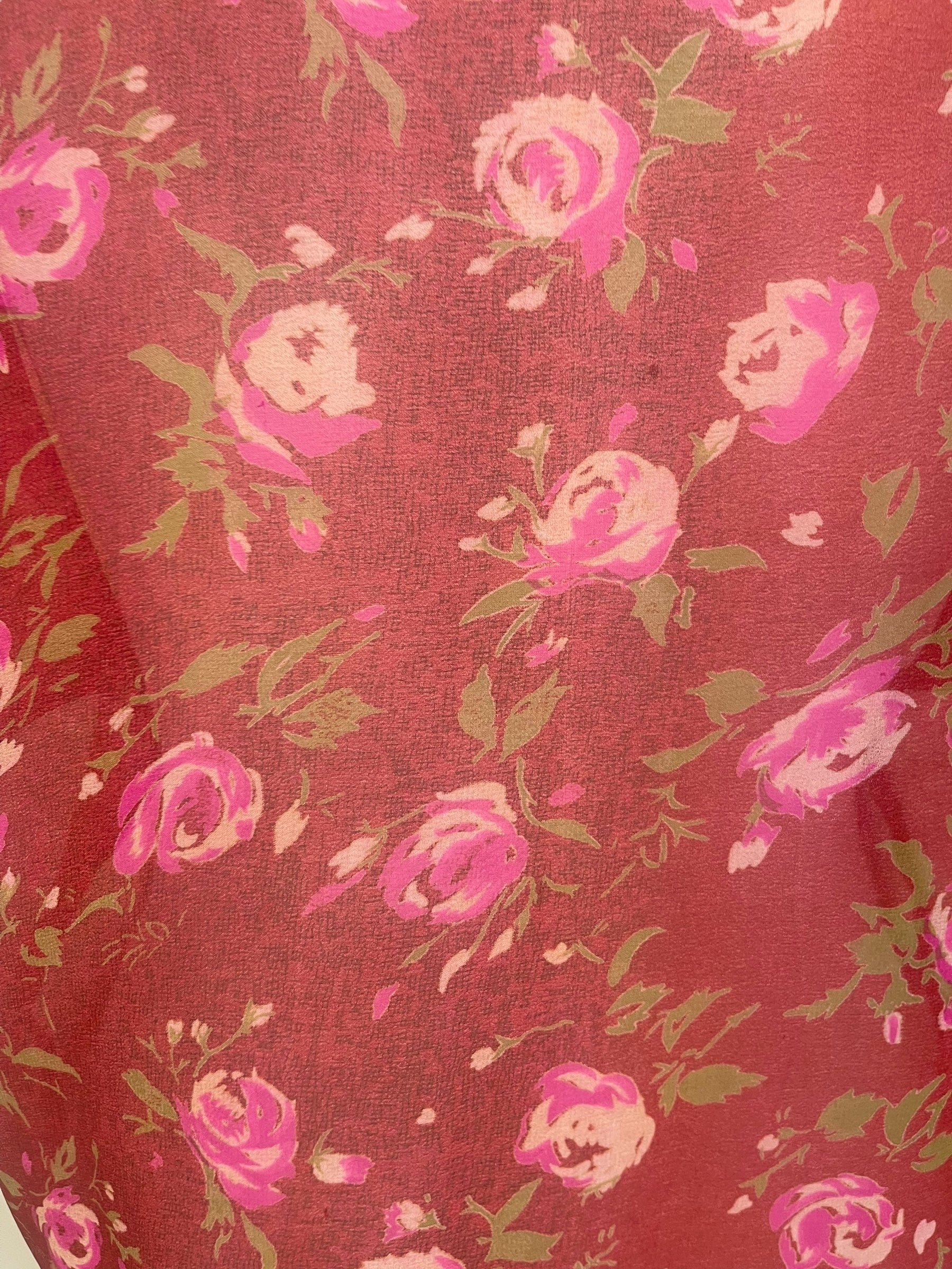 PRG4872 Sheer Avatar Pure Silk Boxy Top