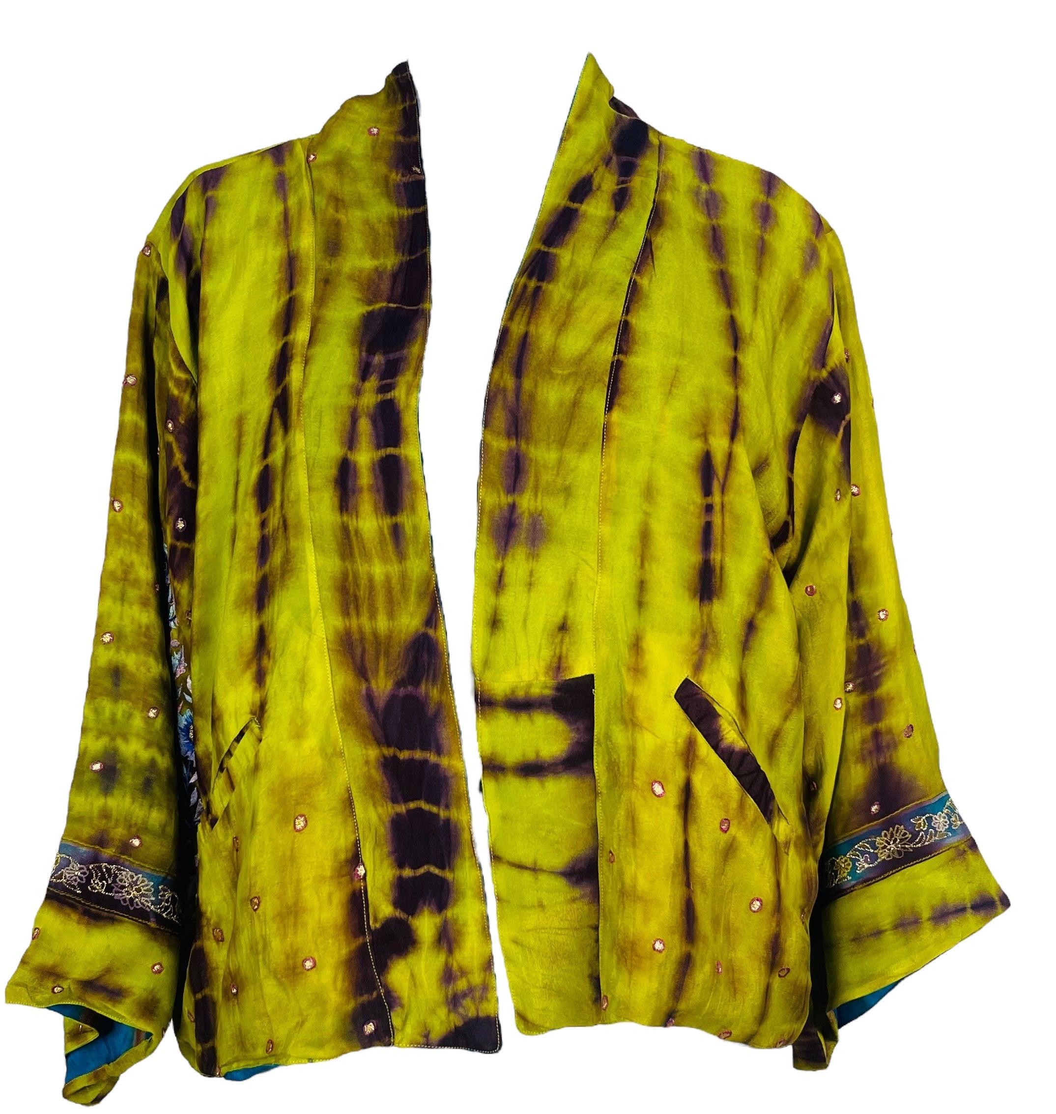 PRC7387 Avatar Reversible Pure Silk Jiva Jacket