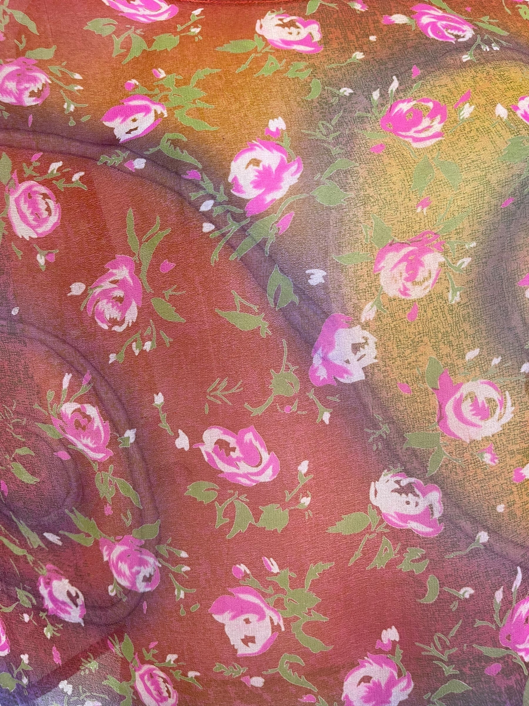 PRG4872 Sheer Avatar Pure Silk Boxy Top