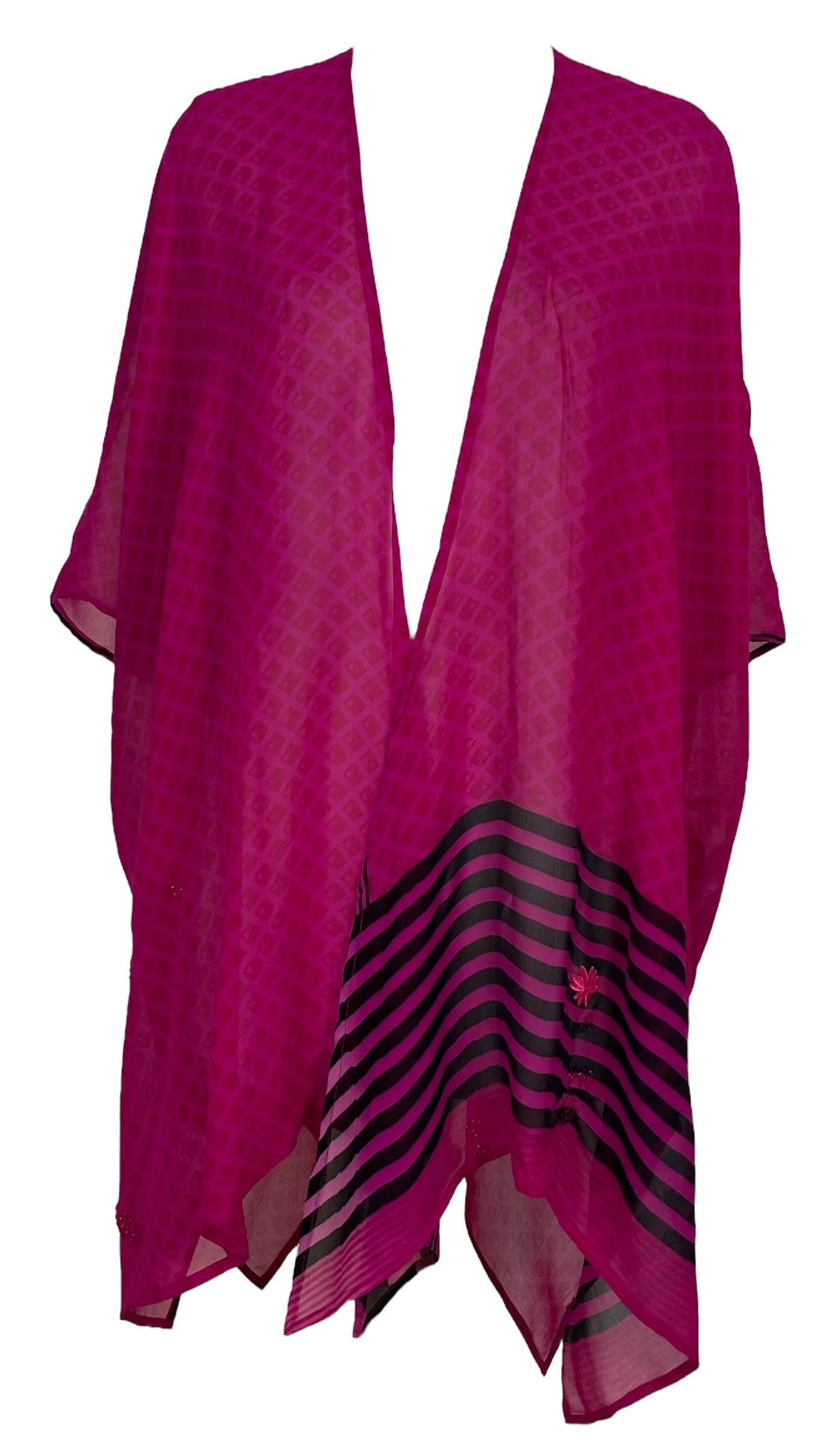 PRG7271 Sheer Avatar Pure Silk Cardigan