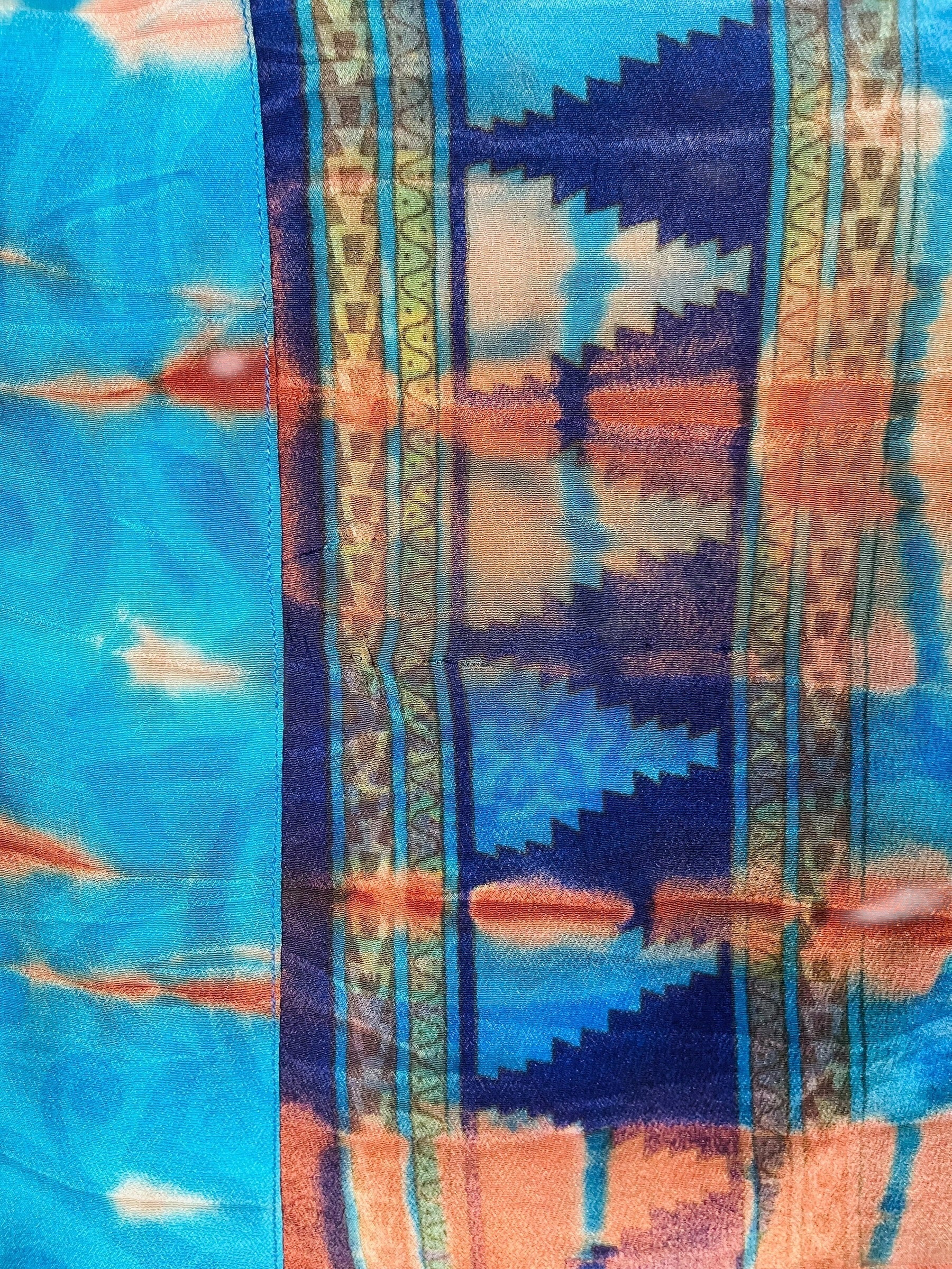 PRC7387 Avatar Reversible Pure Silk Jiva Jacket