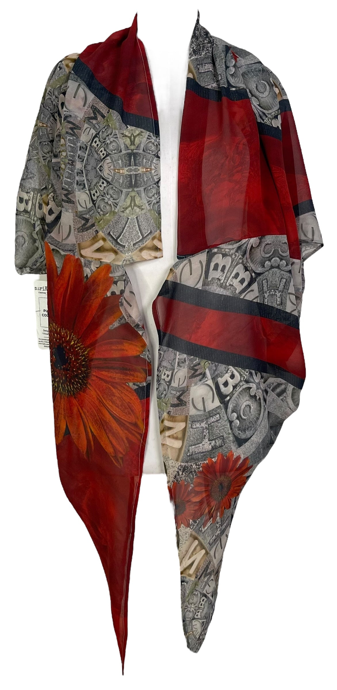 PRG6858 Sheer Avatar Pure Silk Cardigan