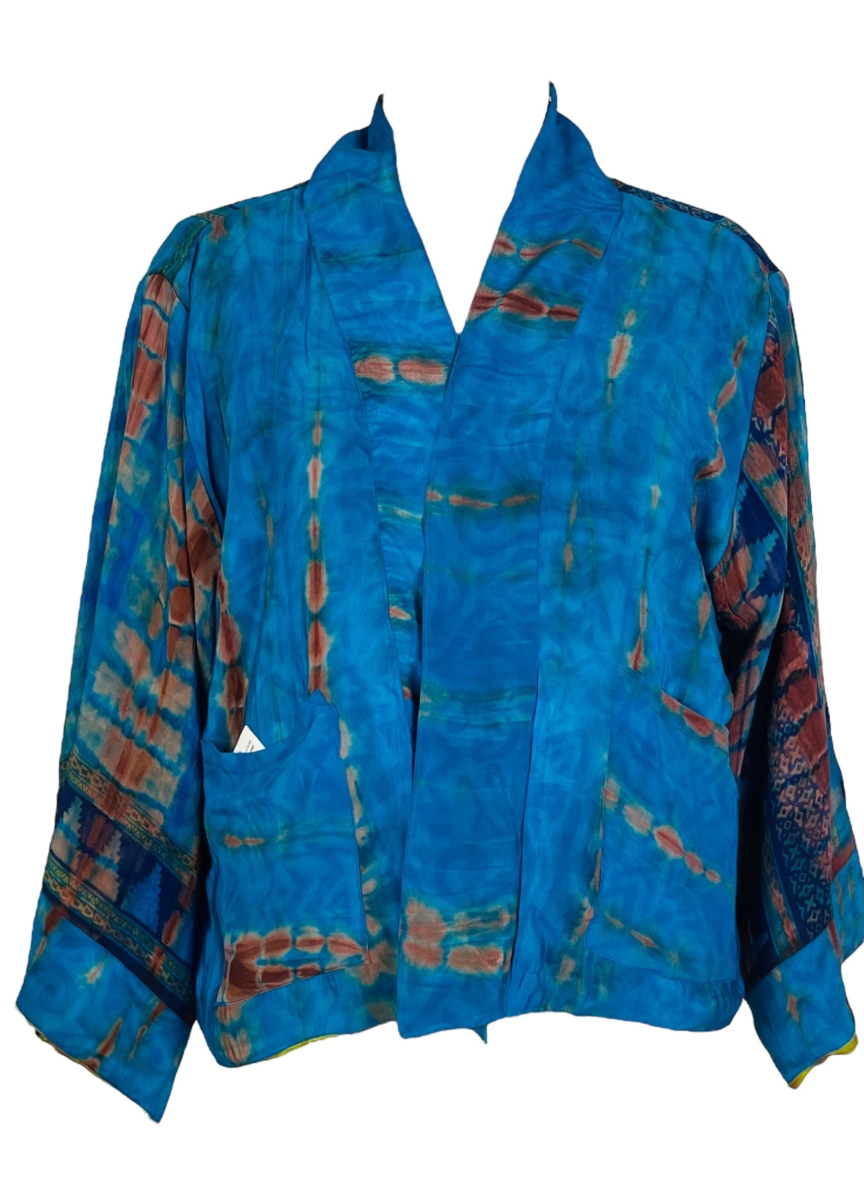 PRC7387 Avatar Reversible Pure Silk Jiva Jacket