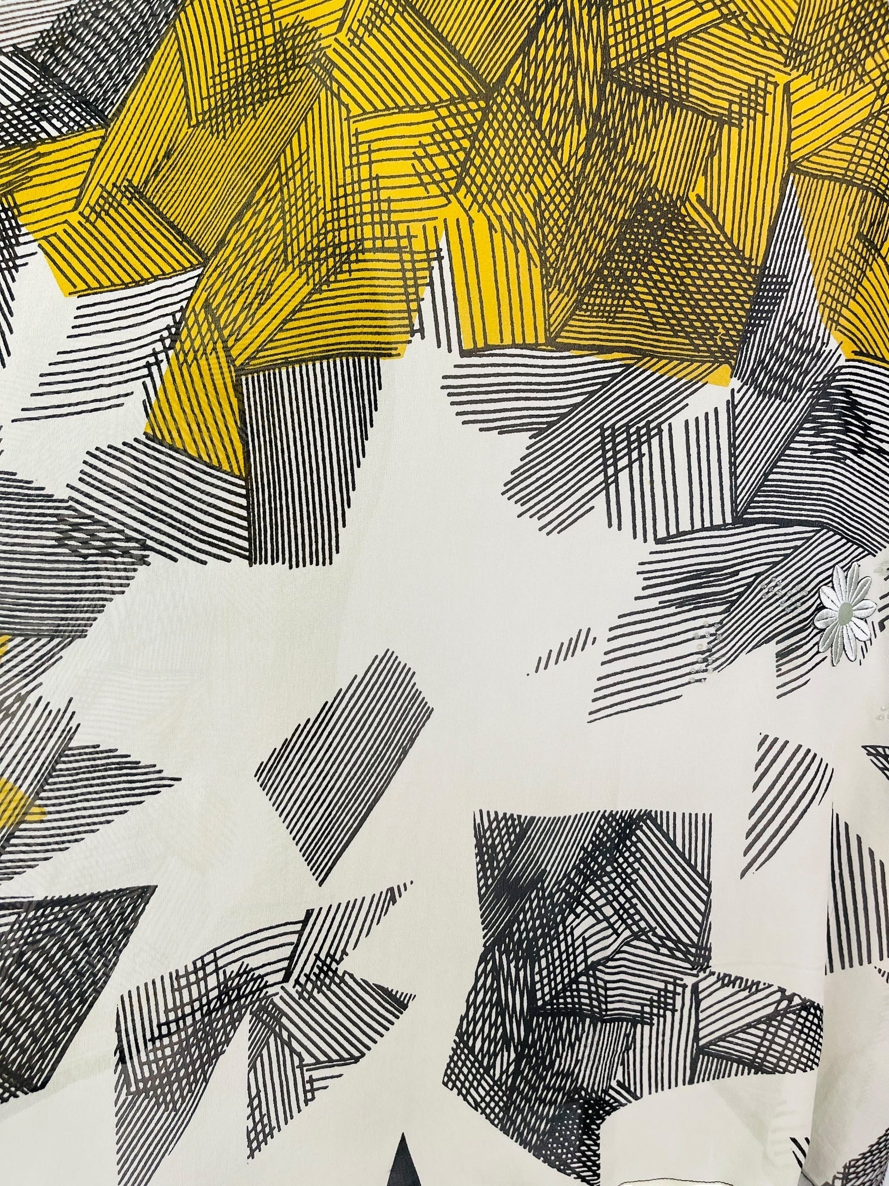 PRG7361 Sheer Avatar Pure Silk Short Kaftan Tunic without Slits