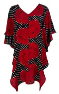 PRC7022 Avatar Pure Silk Waterfall Top