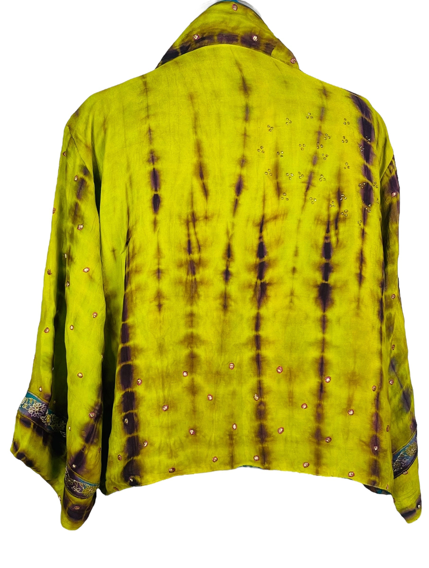 PRC7387 Avatar Reversible Pure Silk Jiva Jacket