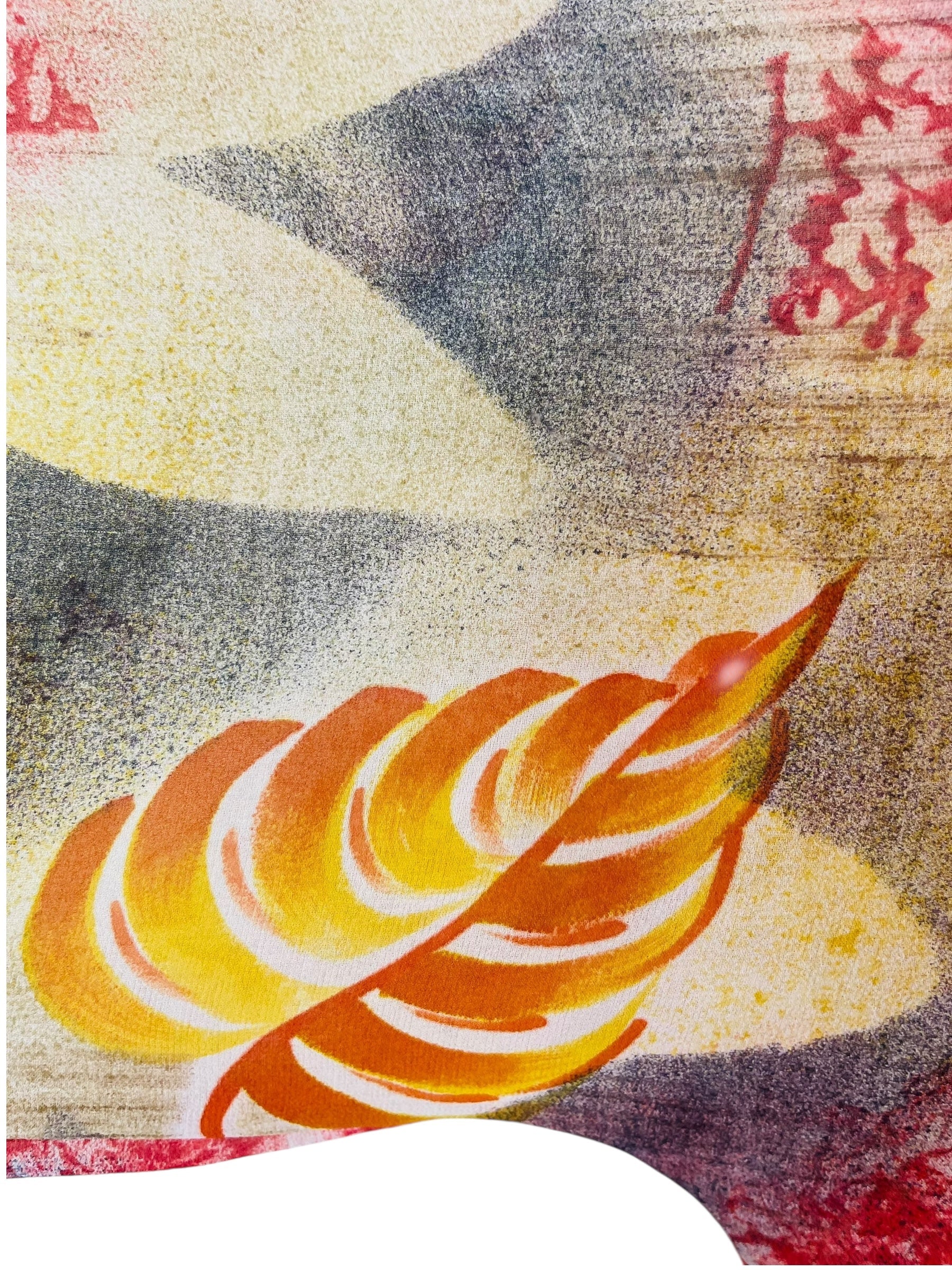 PRG7258 Sheer Avatar Pure Silk Side Slit Top