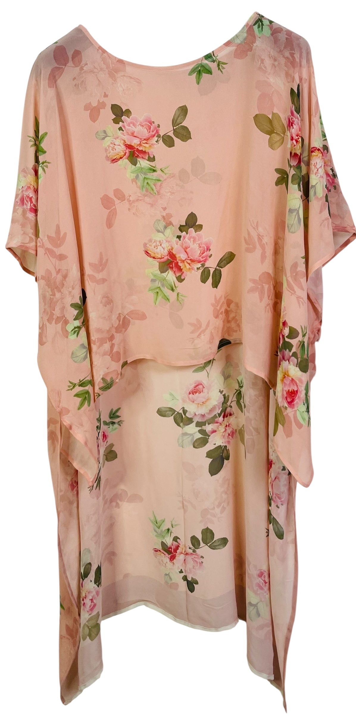 PRG7498 Sheer Avatar Pure Silk Hi Lo Top