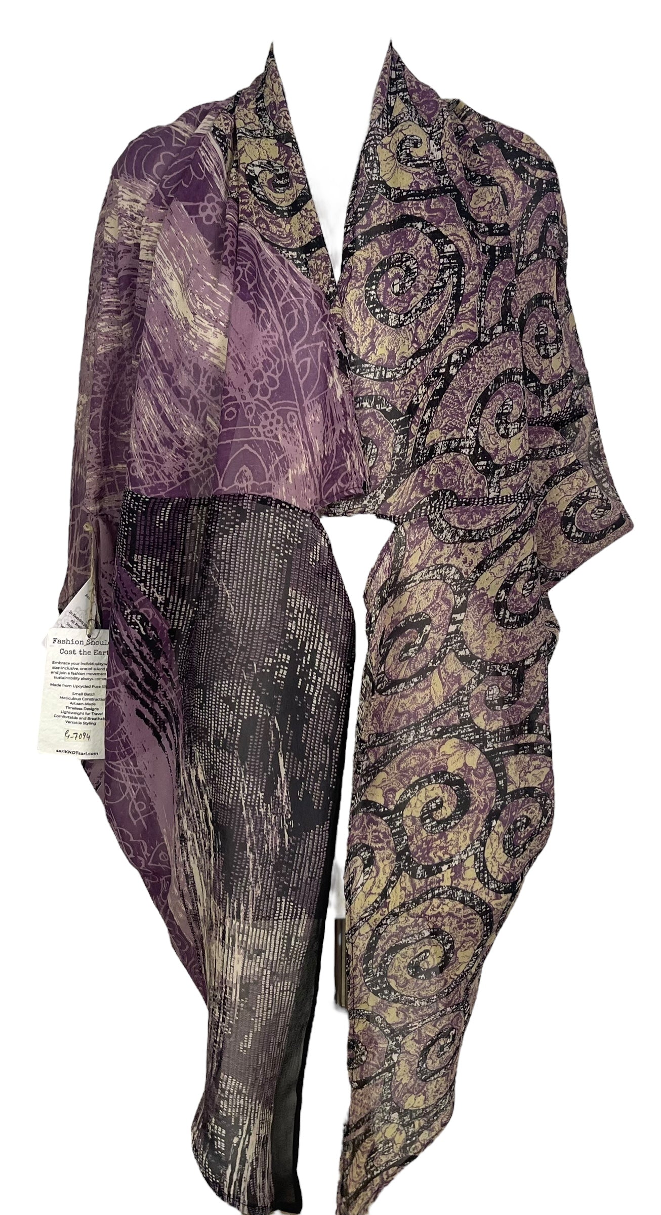 PRG7094 Sheer Avatar Pure Silk Cardigan