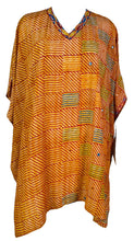 Load image into Gallery viewer, PRC7303 Avatar Pure Silk Short Kaftan Tunic with Slits
