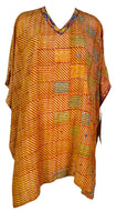 PRC7303 Avatar Pure Silk Short Kaftan Tunic with Slits