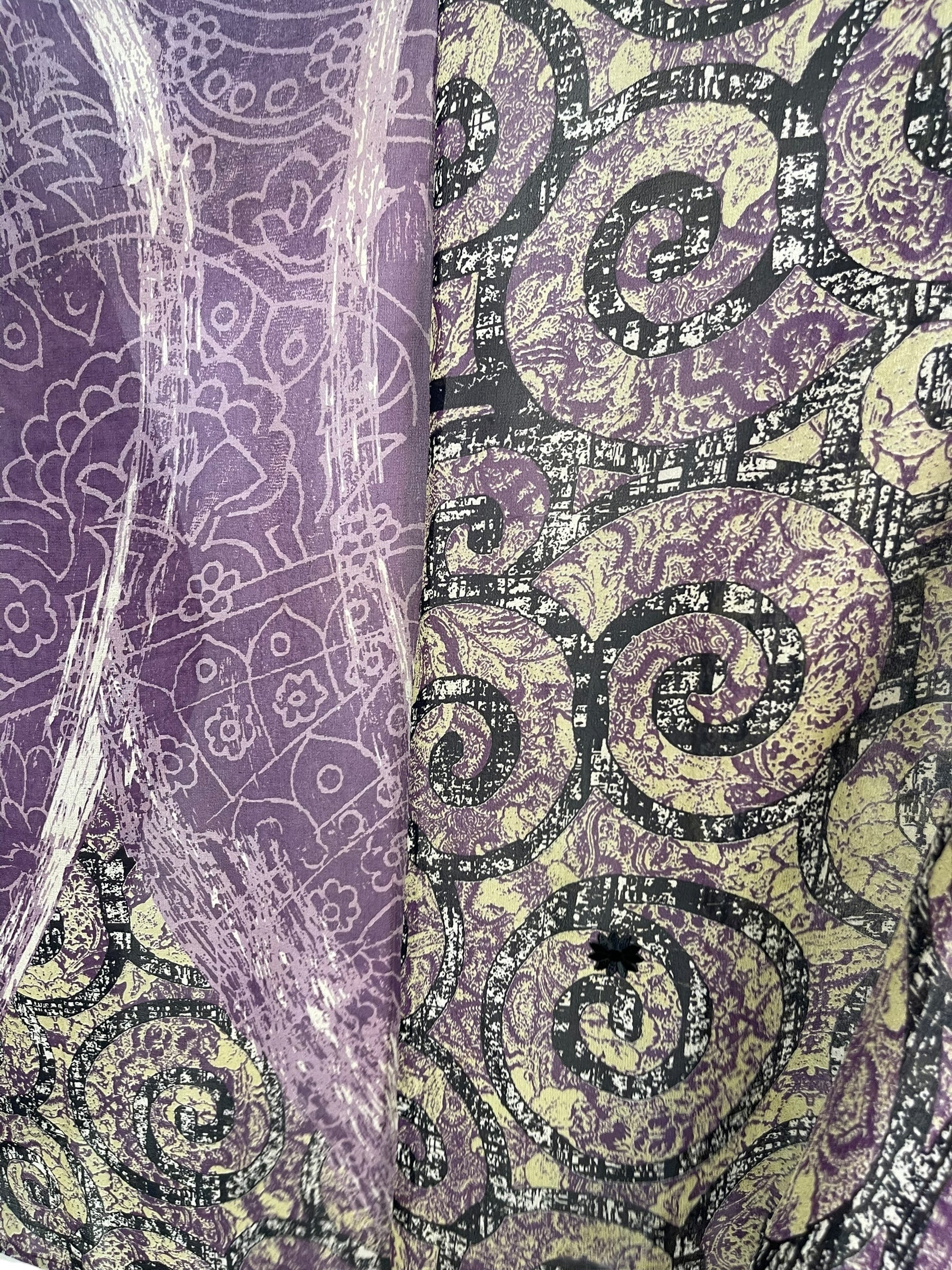 PRG7094 Sheer Avatar Pure Silk Cardigan