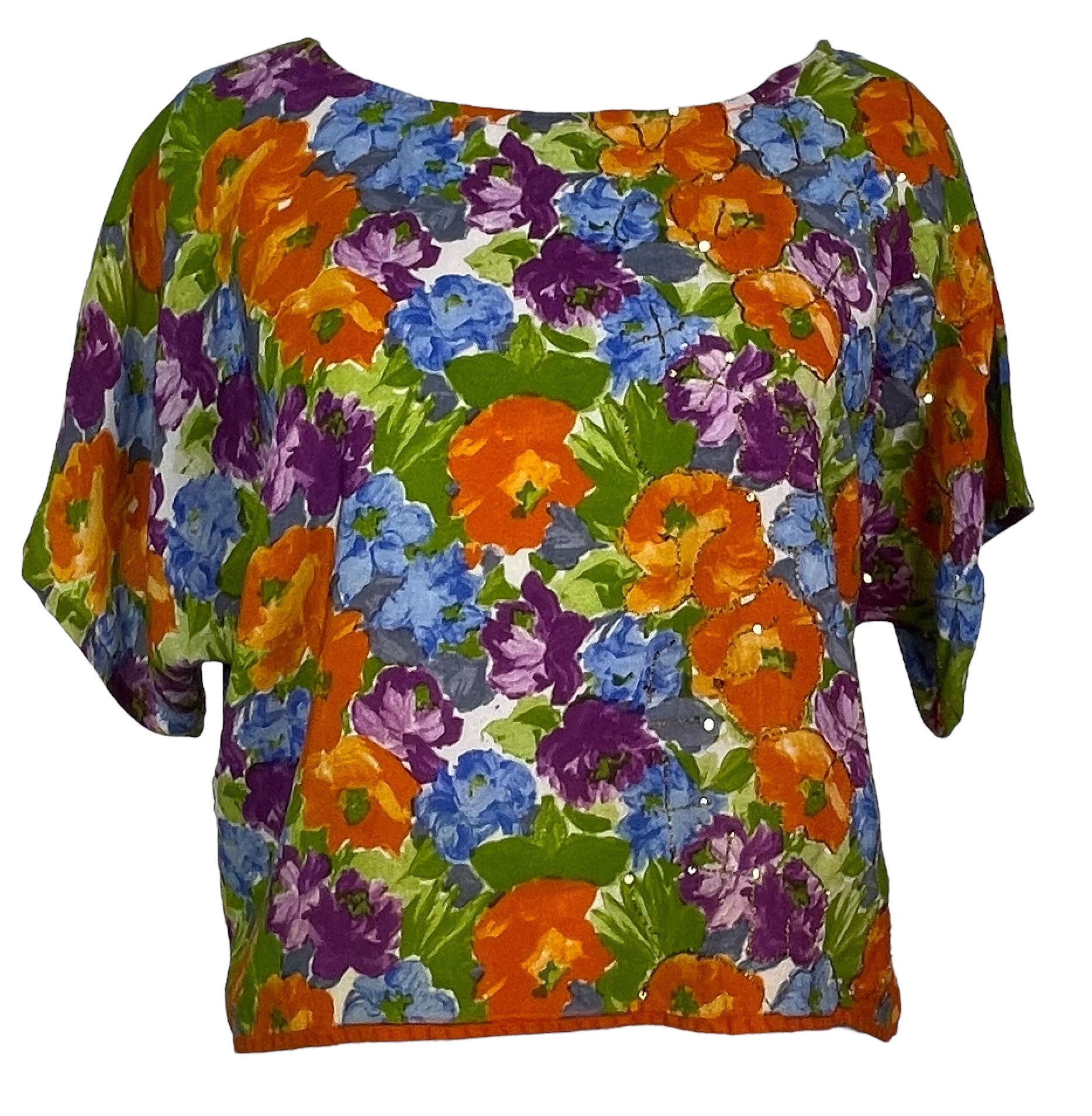 PRC7474 Avatar Pure Silk Boxy Top