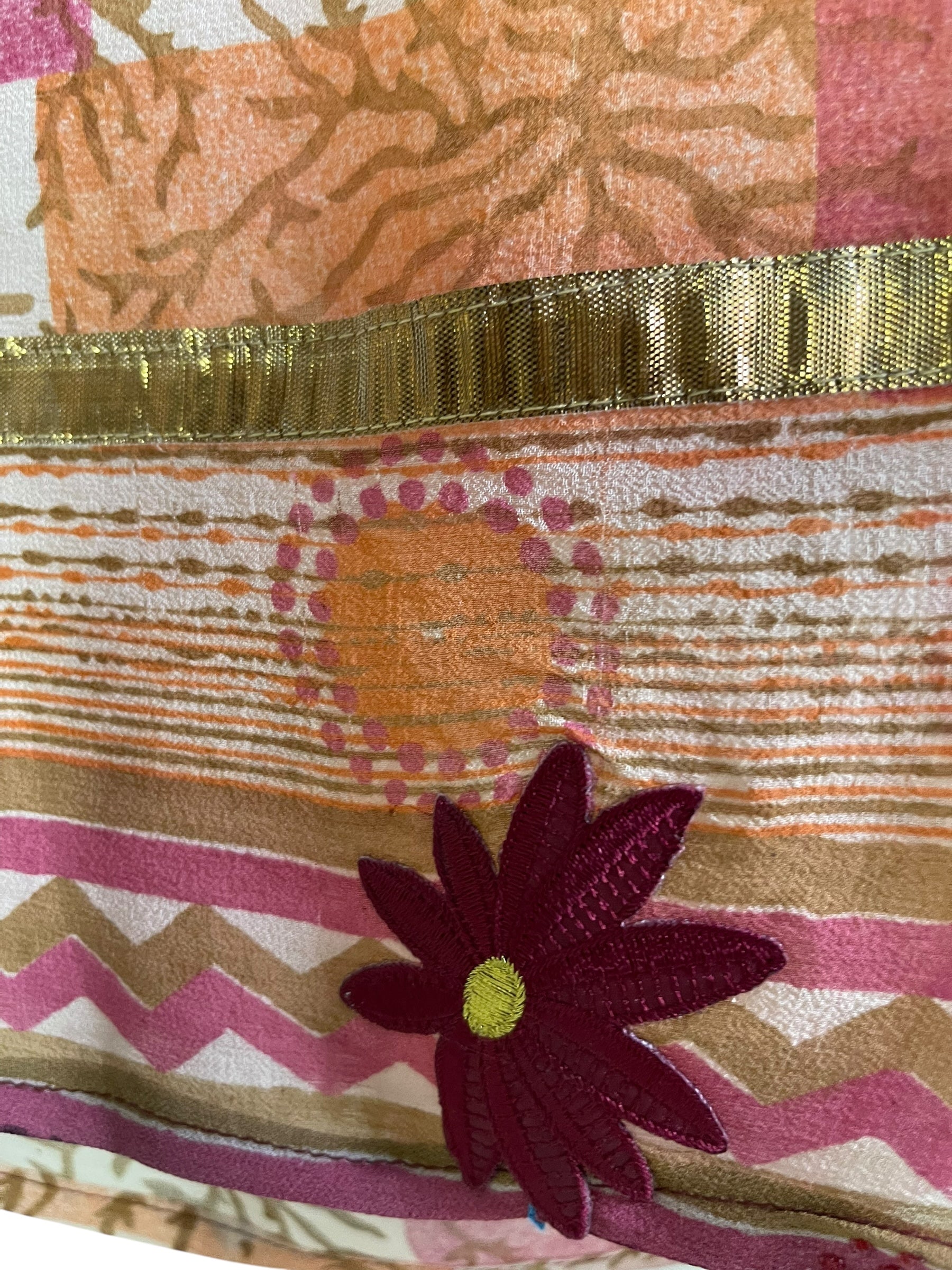 PRG7088 Sheer Avatar Pure Silk Capelet Poncho