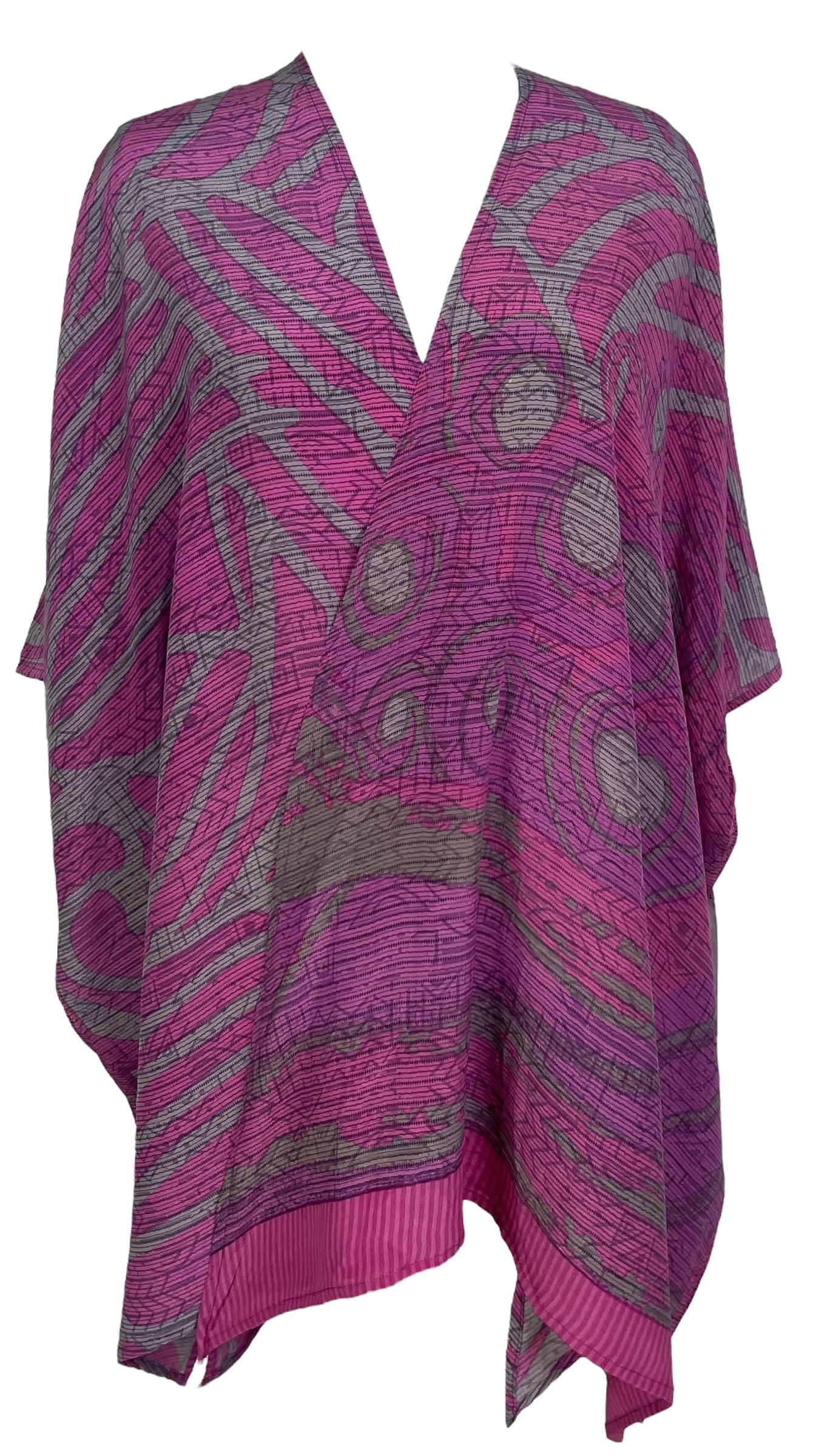 PRC7031 Avatar Pure Silk Cardigan