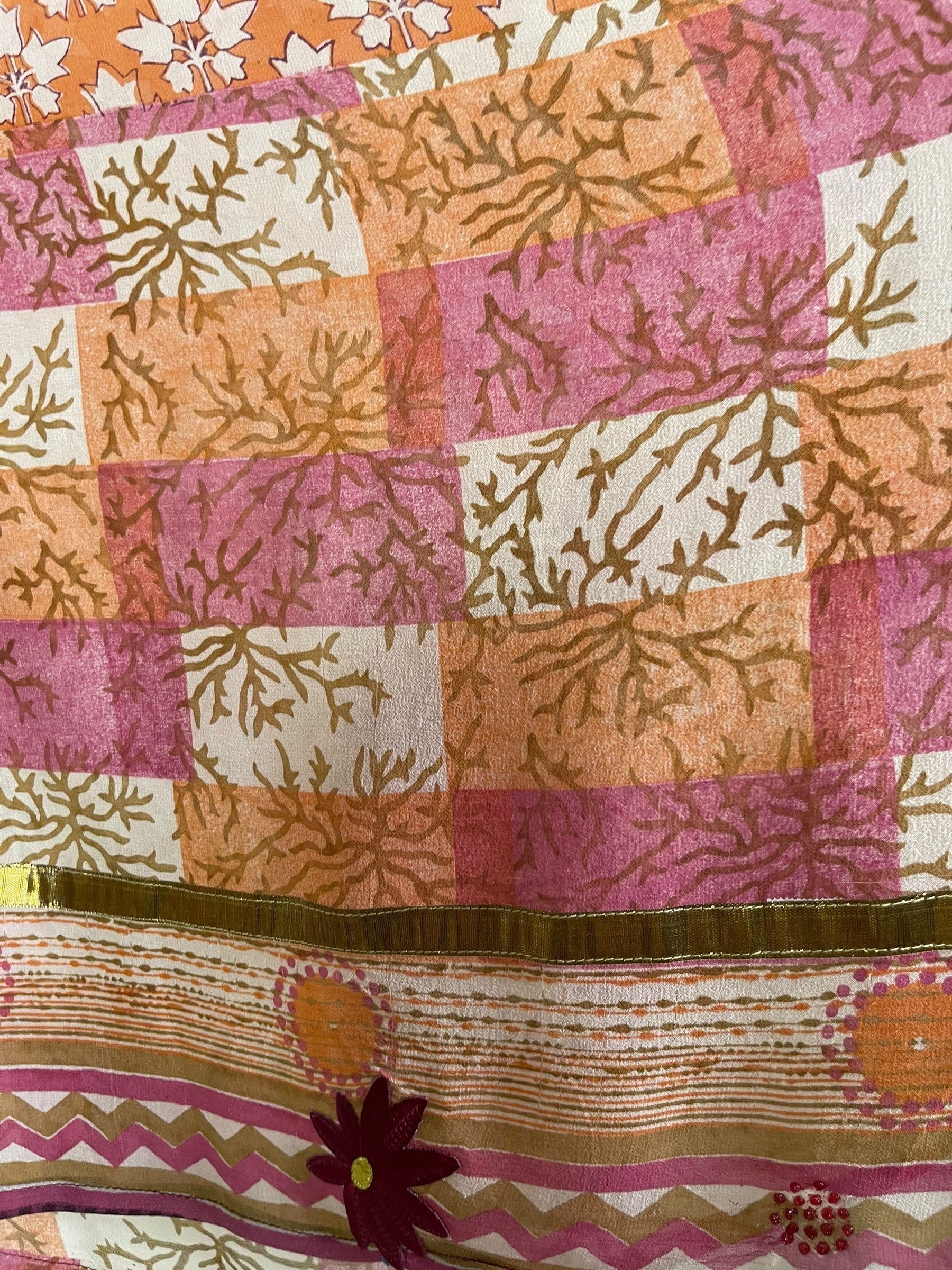 PRG7088 Sheer Avatar Pure Silk Capelet Poncho