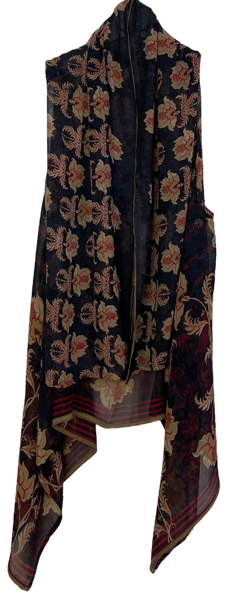 PRG7137A Sheer Avatar Pure Silk Versatile Vest