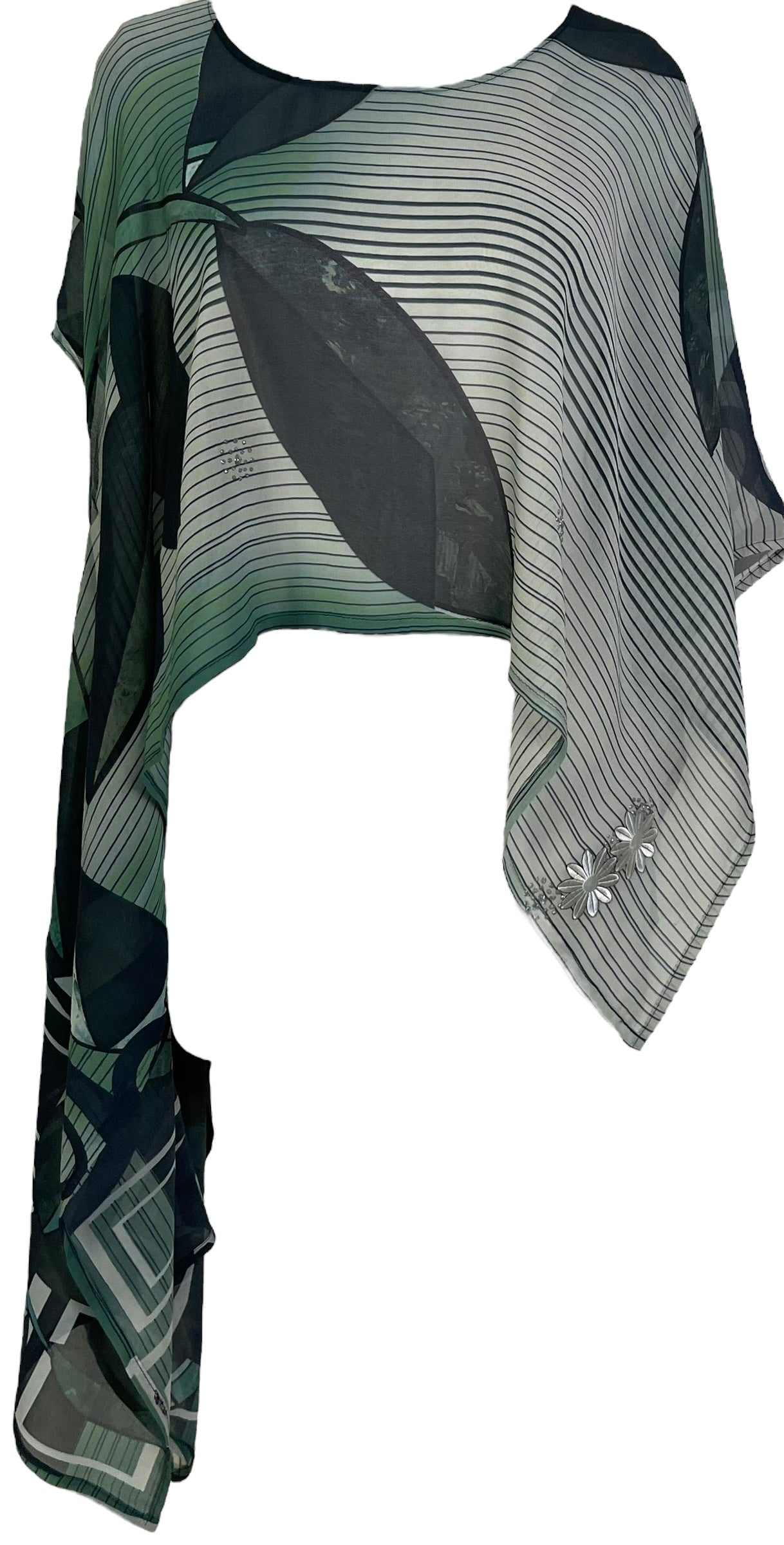 PRG7132 Sheer Avatar Pure Silk Versatile Vest