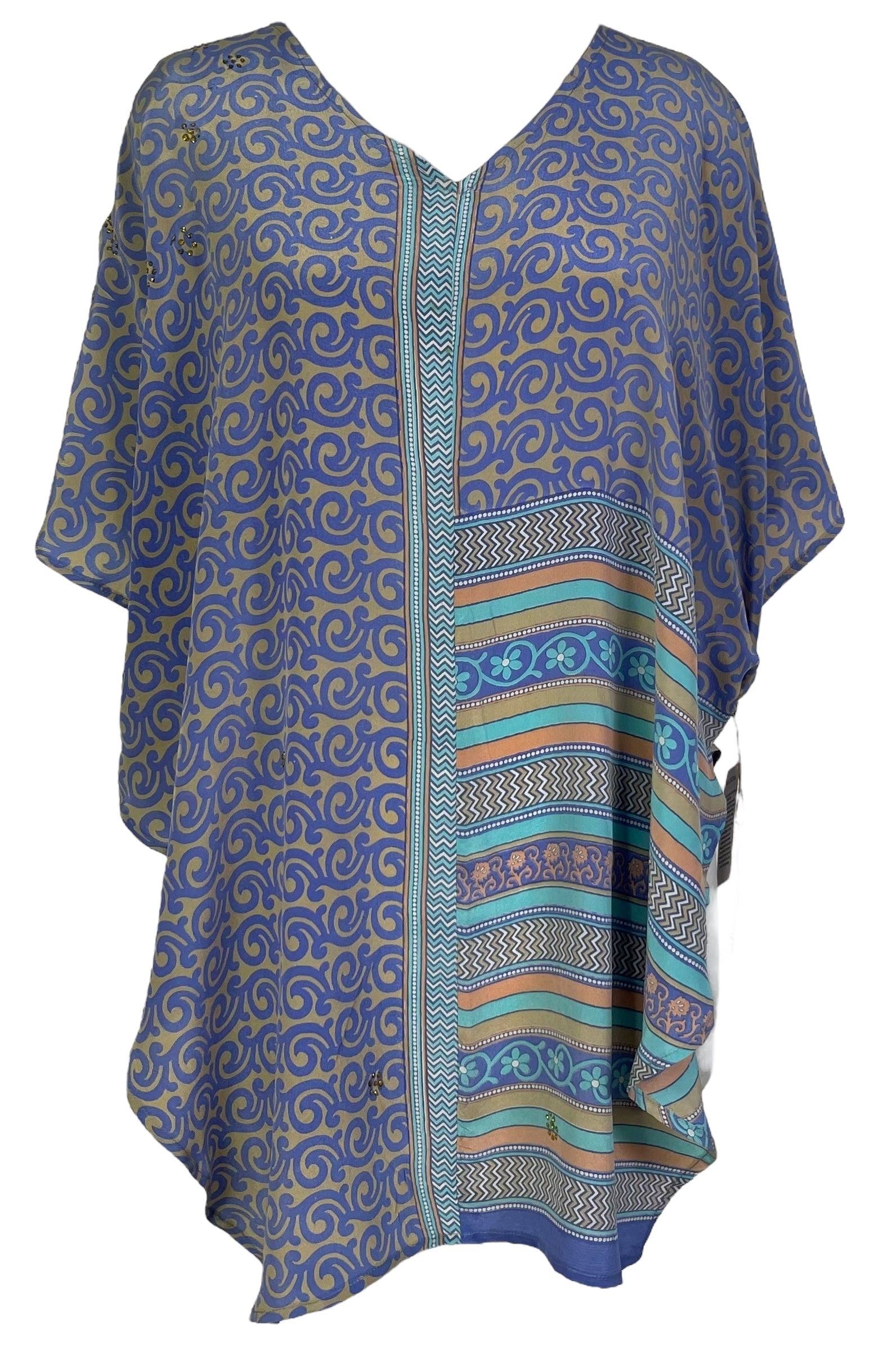 PRC7036 Avatar Pure Silk Waterfall Top