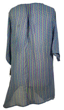 Load image into Gallery viewer, PRG6813 Sheer Avatar Pure Silk Self Pocket Tunic Dress
