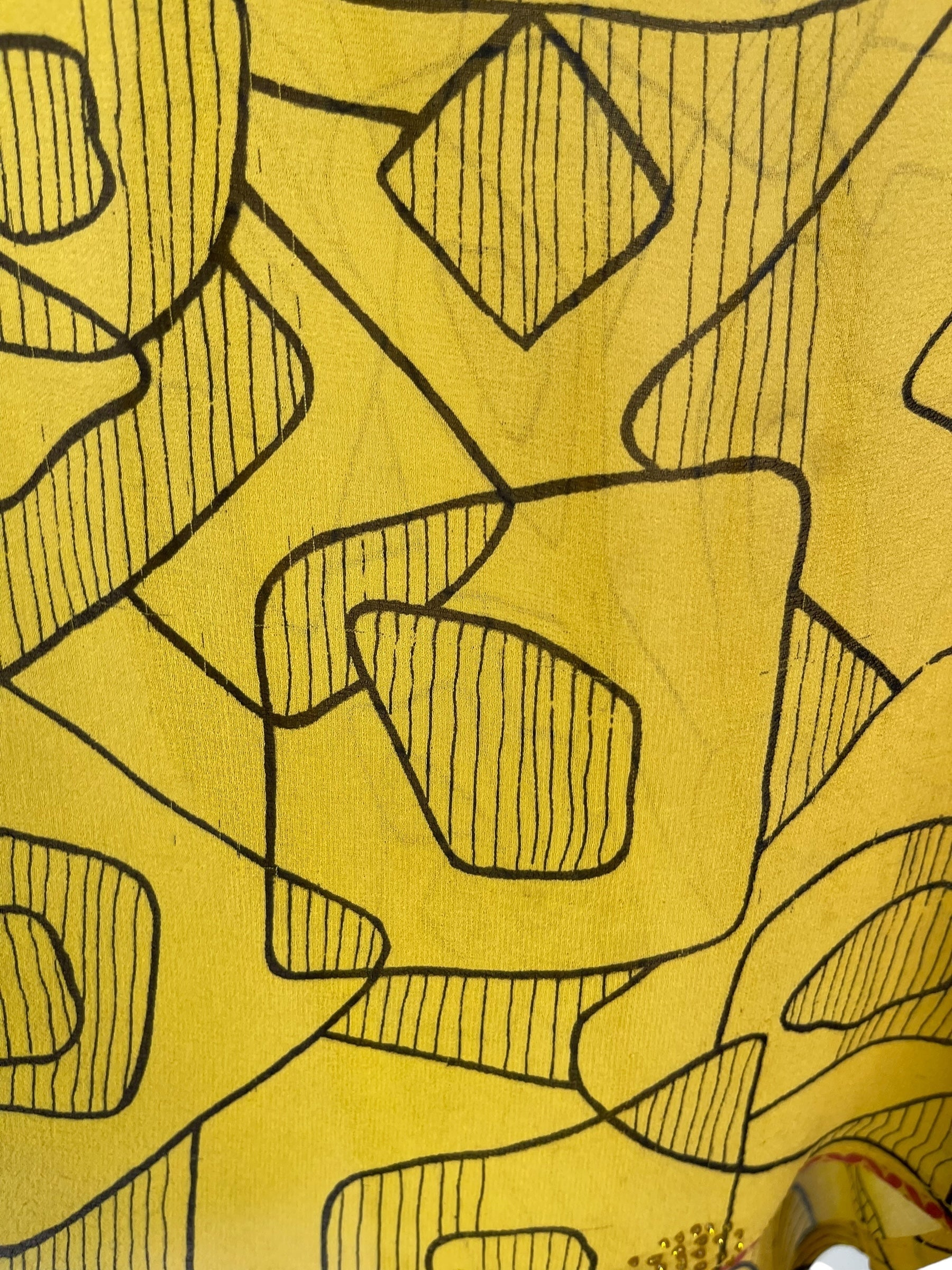 PRG6410 Sheer Avatar Pure Silk Capelet Poncho