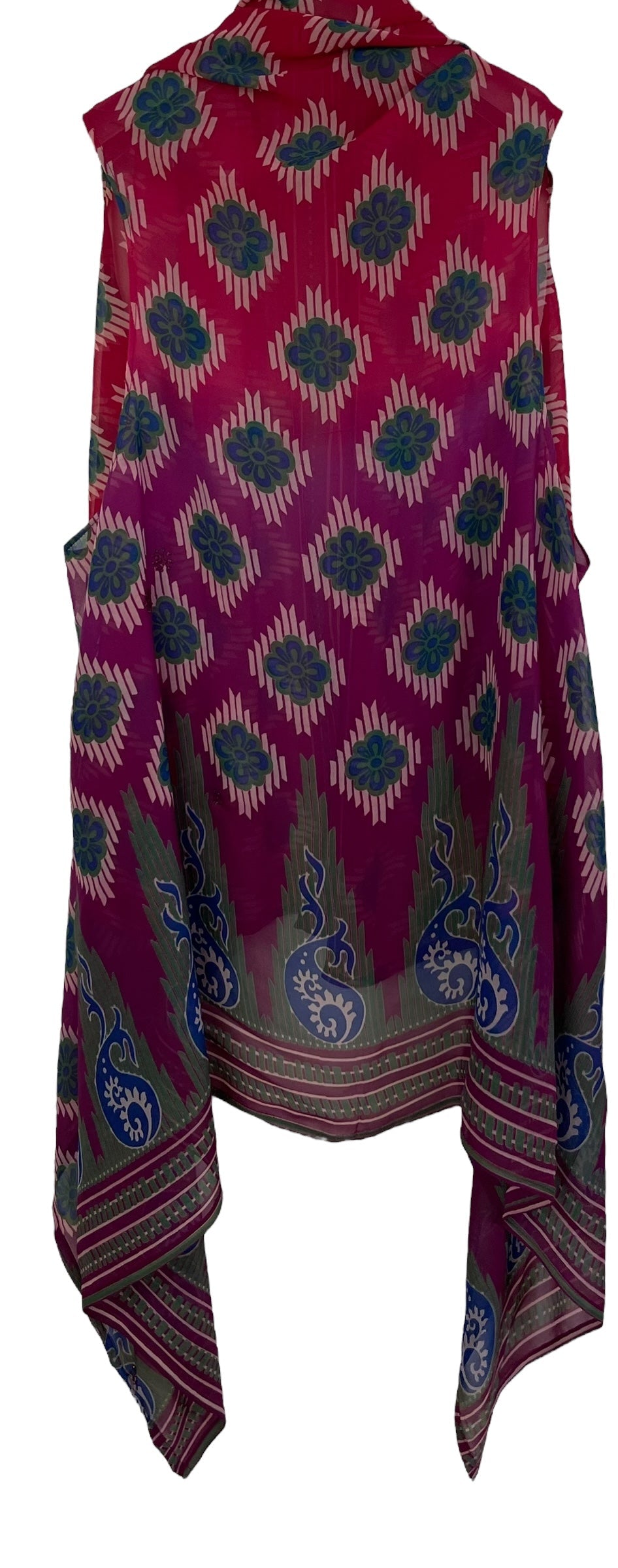 PRG6755 Sheer Avatar Pure Silk Versatile Vest