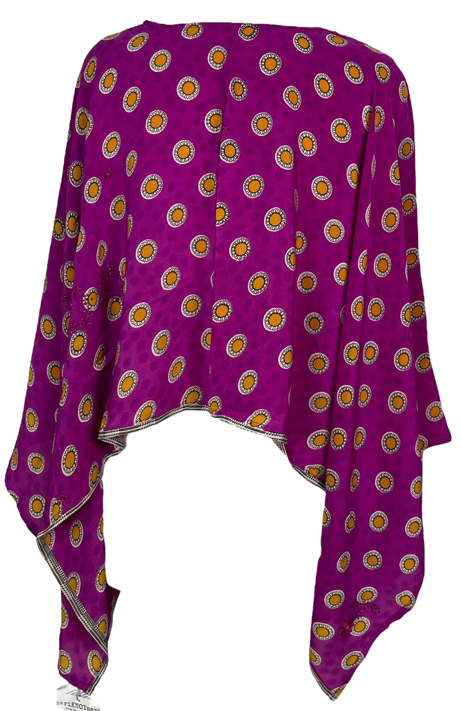 PRC6976 Avatar Pure Silk Capelet Poncho