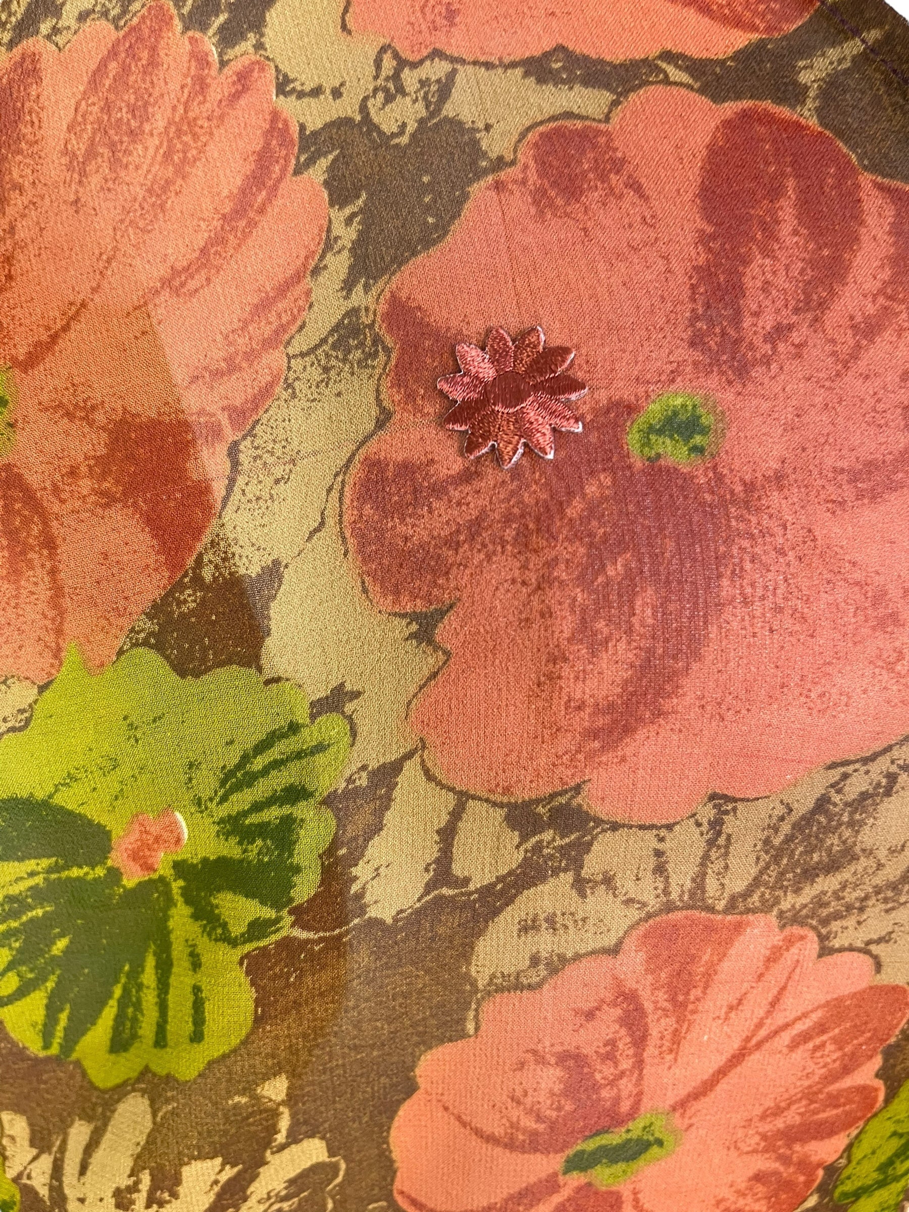 PRG7052 Sheer Avatar Pure Silk Waterfall Top