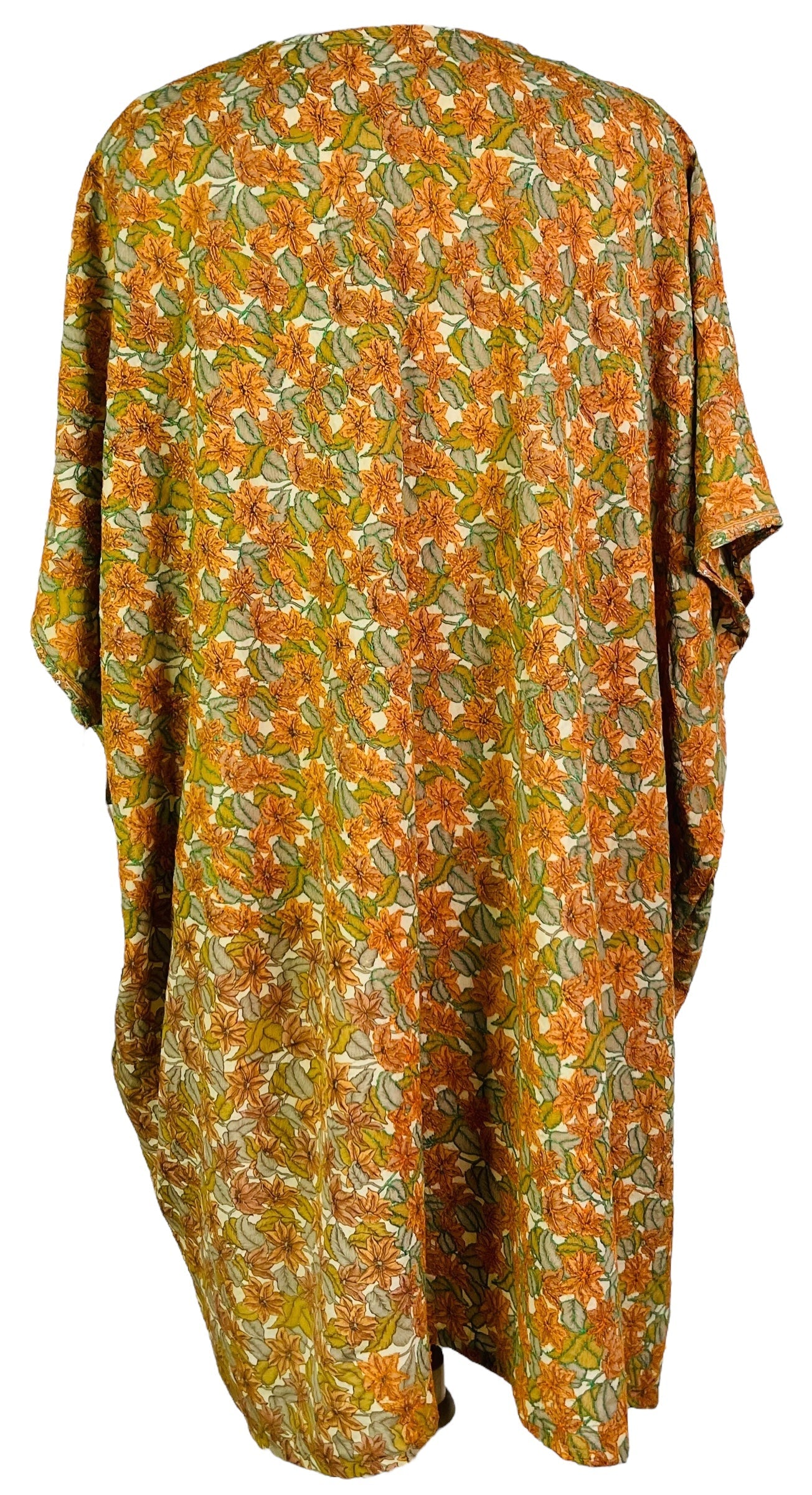 PRC7472 Avatar Pure Silk Midi Length Kaftan
