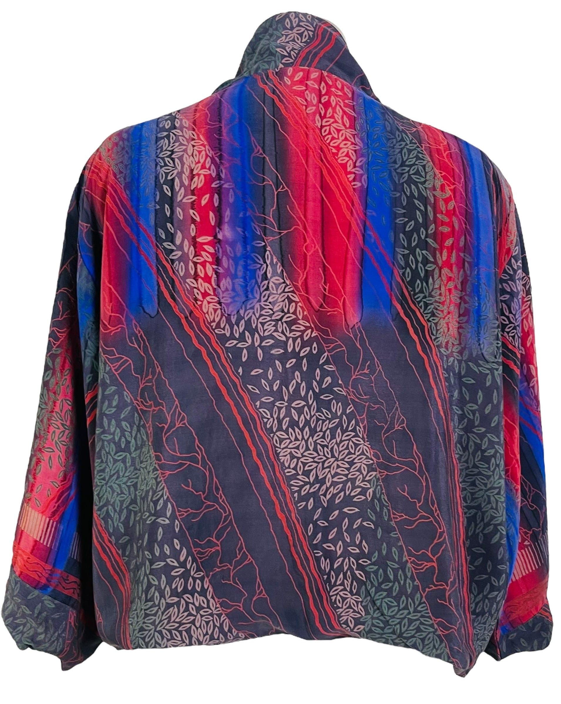 PRC7382 Avatar Reversible Pure Silk Jiva Jacket