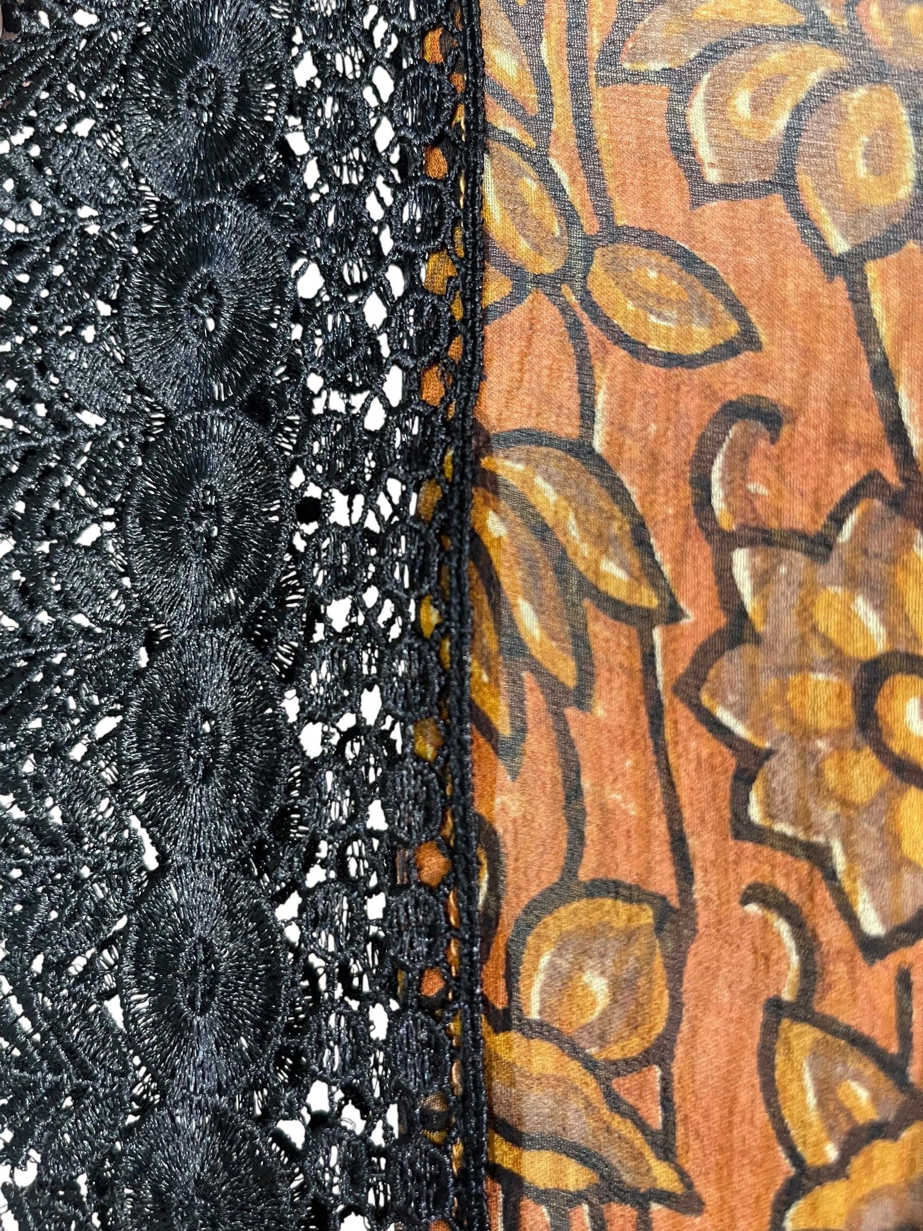 PRG6035 Sheer Avatar Pure Silk Boxy Top