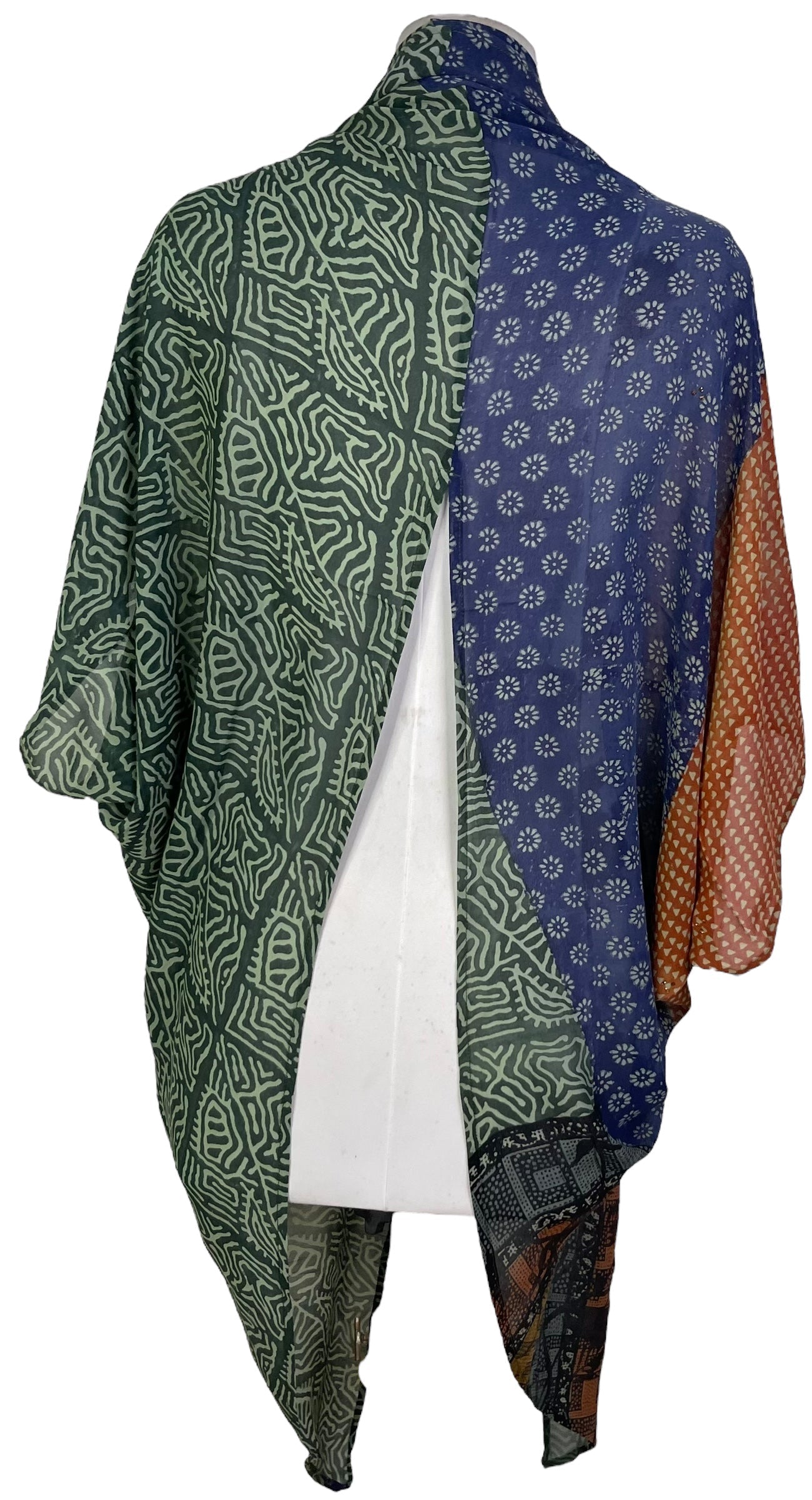 SOLD  PRG7106 Sheer Avatar Pure Silk Cardigan