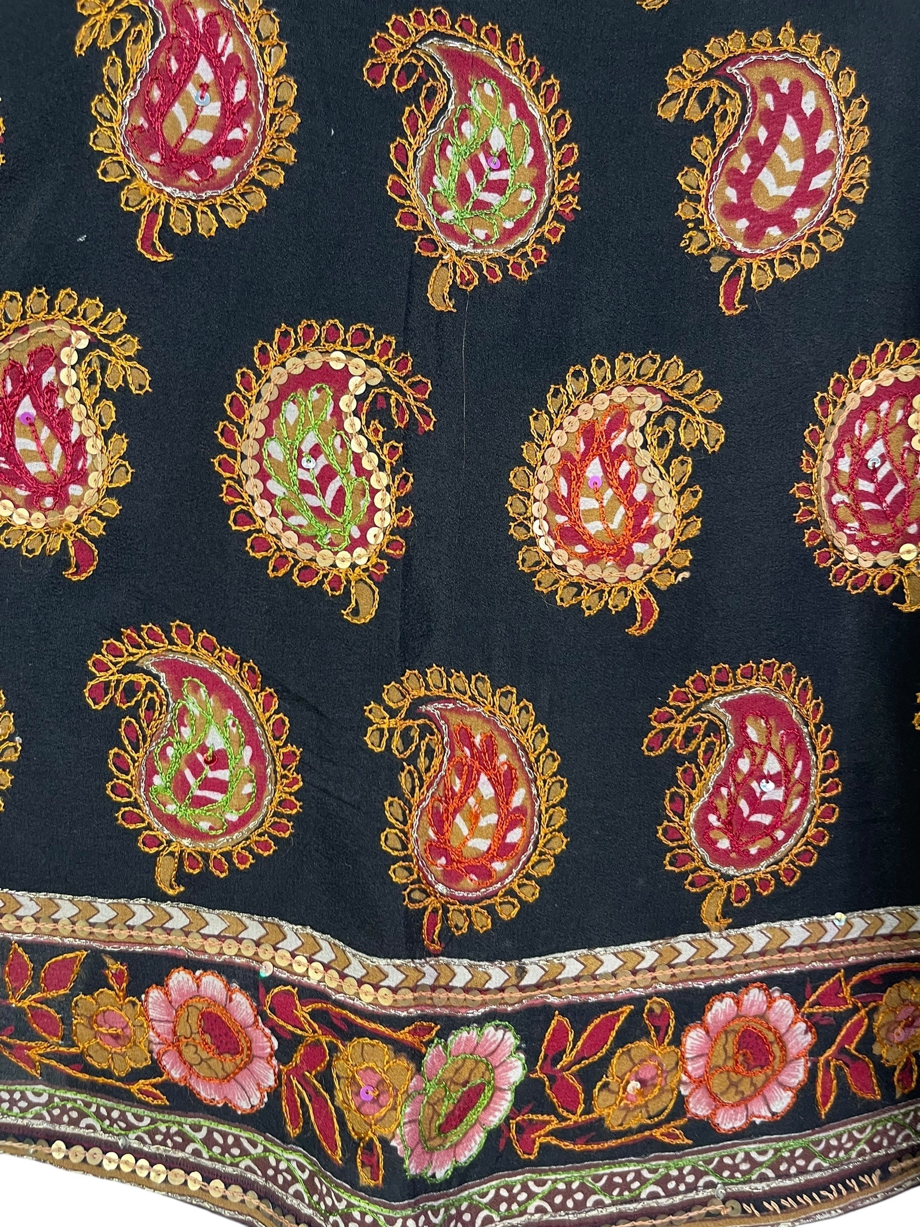 PRC6941 Avatar Pure Silk Capelet Poncho